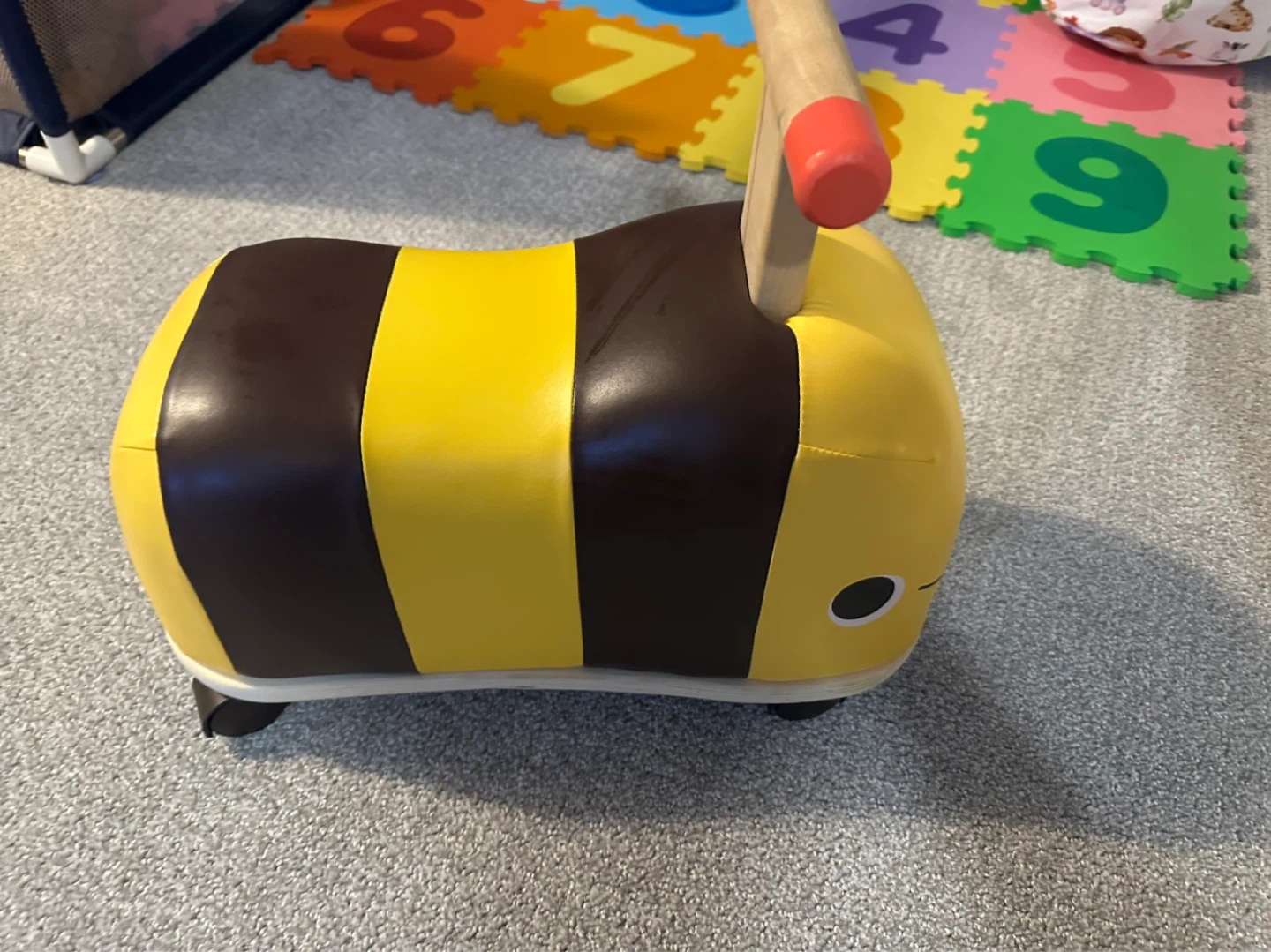 B. toys Wooden Bee Ride-On Toddler Push Toy - photo 3