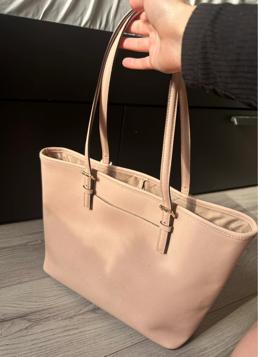 Michael Kors Saffiano Leather Tote Bag, pale pink - photo 2