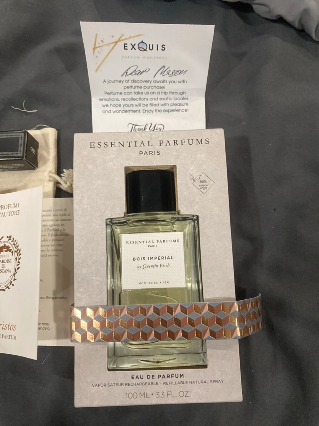 Essential Parfums Bois Impérial Eau de Parfum 100ml + 3 samples