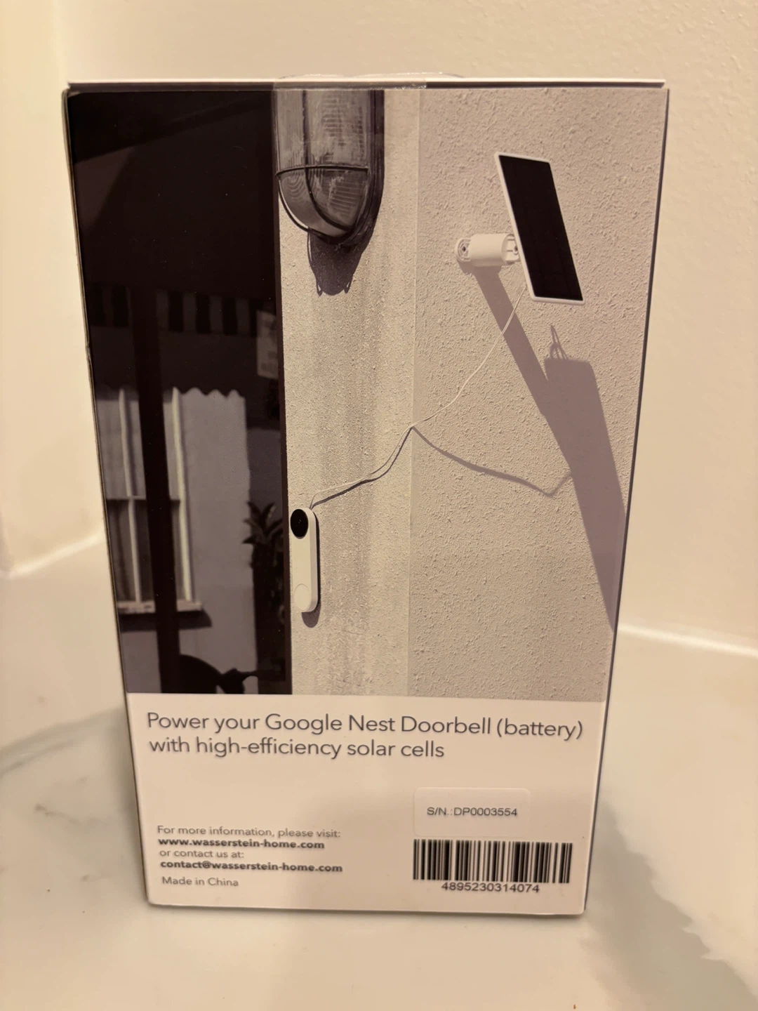 Wasserstein Solar Panel for Google Nest Doorbell (Battery) - photo 3