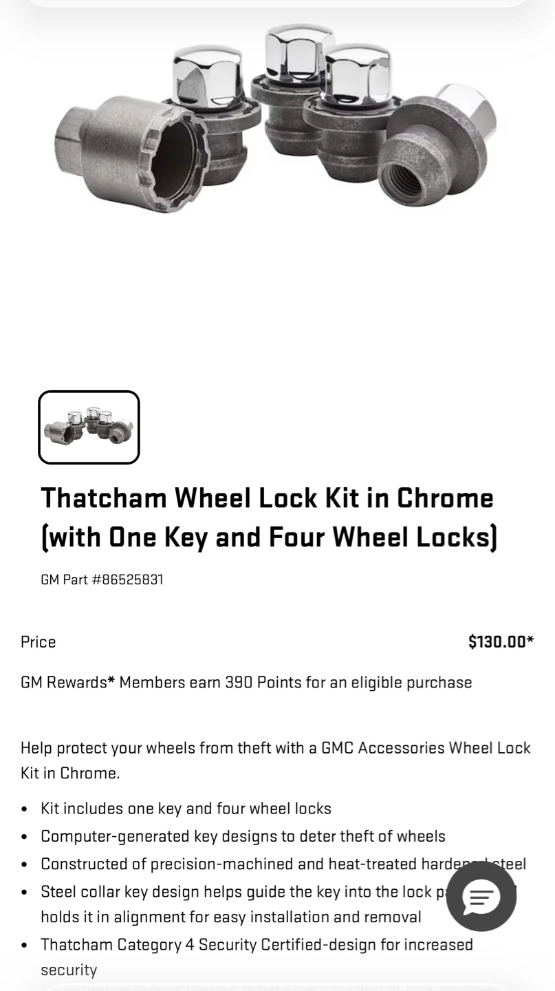 ***GM WHEEL LOCKS*** - photo 3