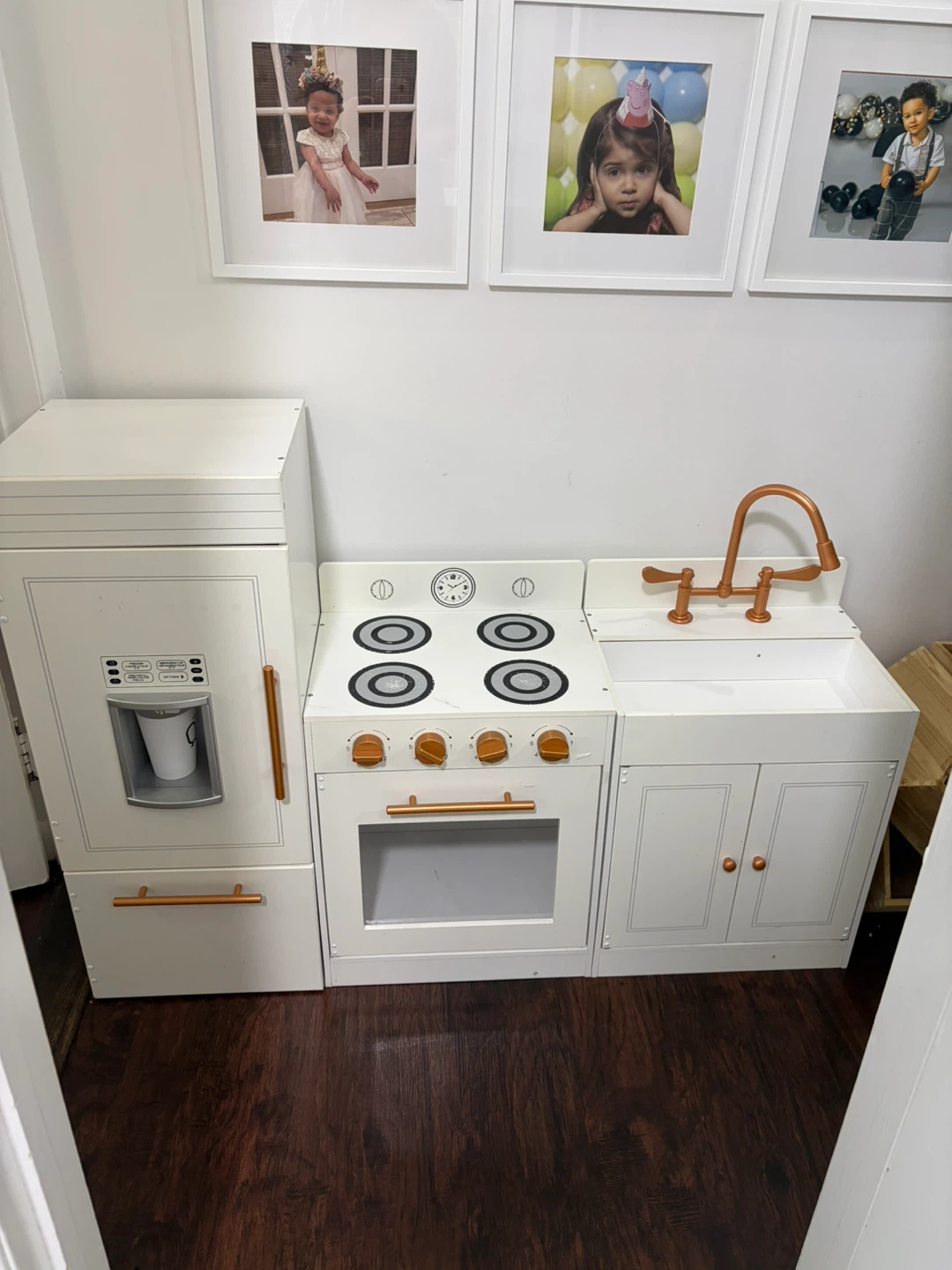 Teamson Kids Little Chef Paris Modular Play Kitchen - White/Gold - photo 3