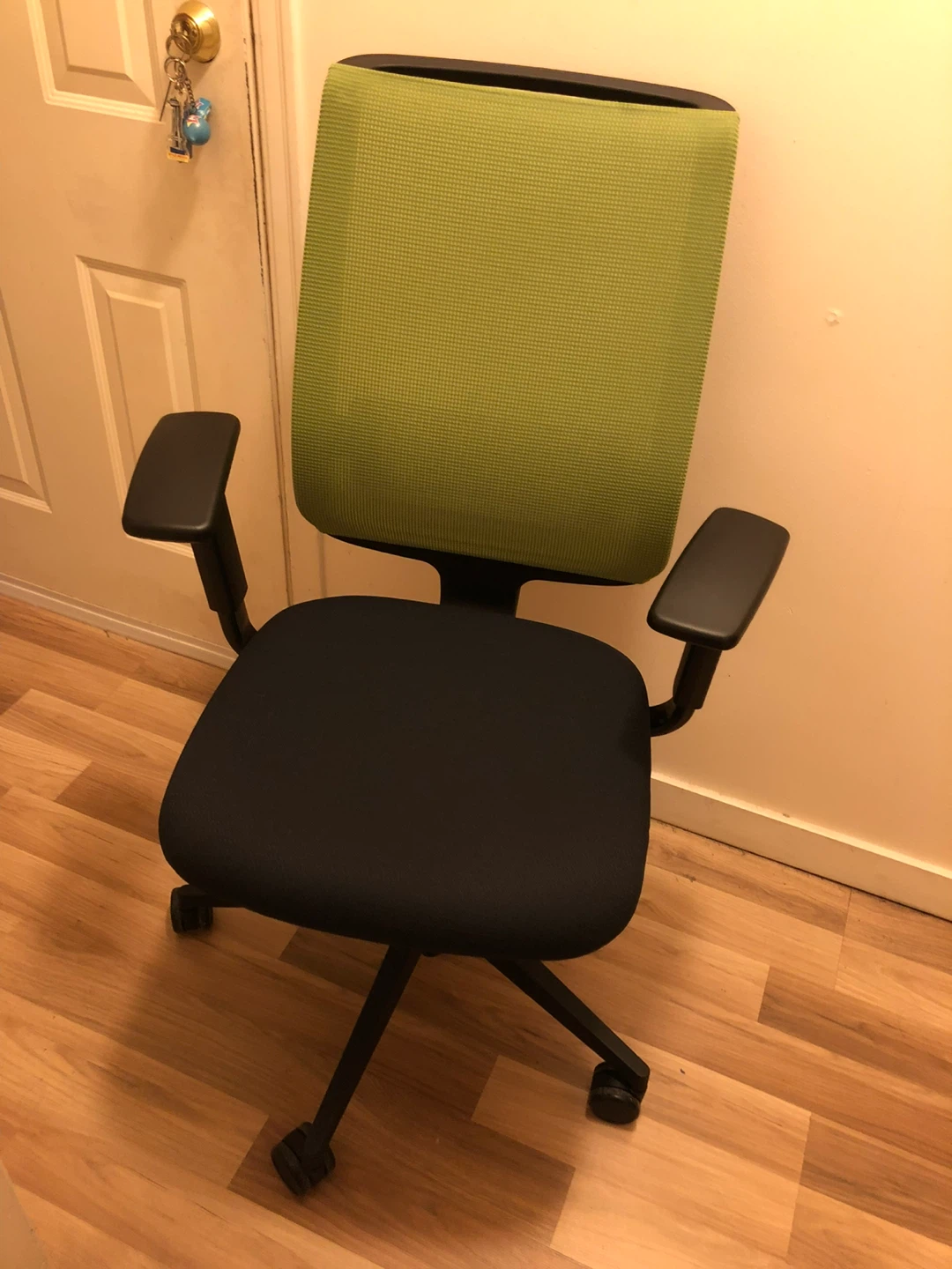 Black and Green Office Chair