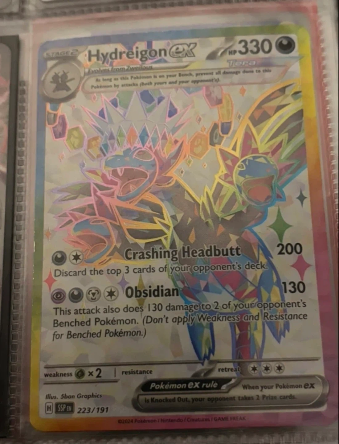 Pokémon TCG Hydreigon EX 223/191