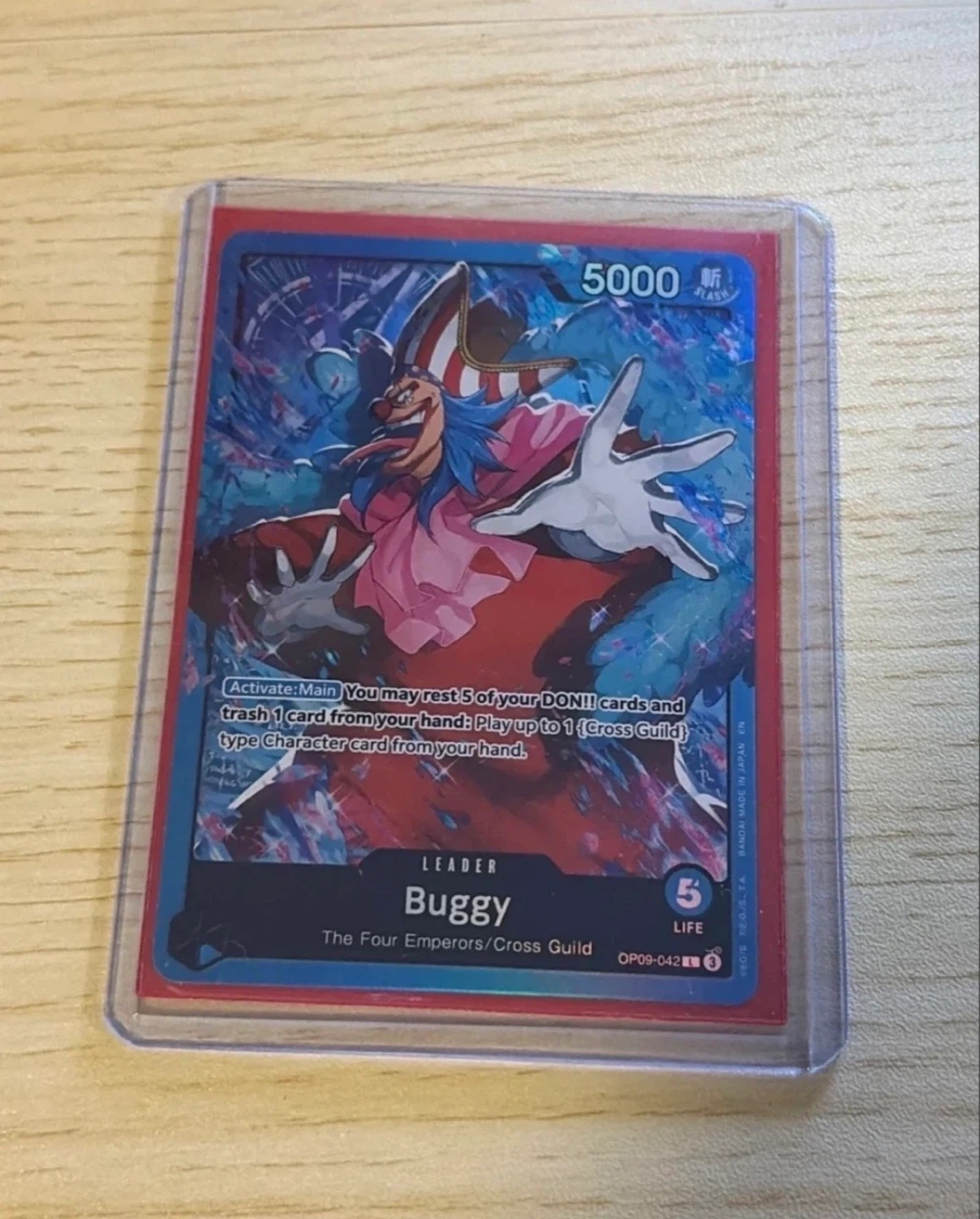 One Piece Card Game Leader Buggy OP09-042