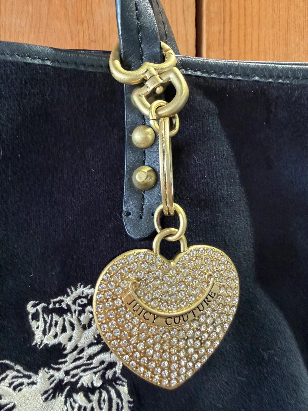 ✨ STUNNING VINTAGE JUICY COUTURE SCOTTIE DAYDREAMER TOTE ✨ - photo 5