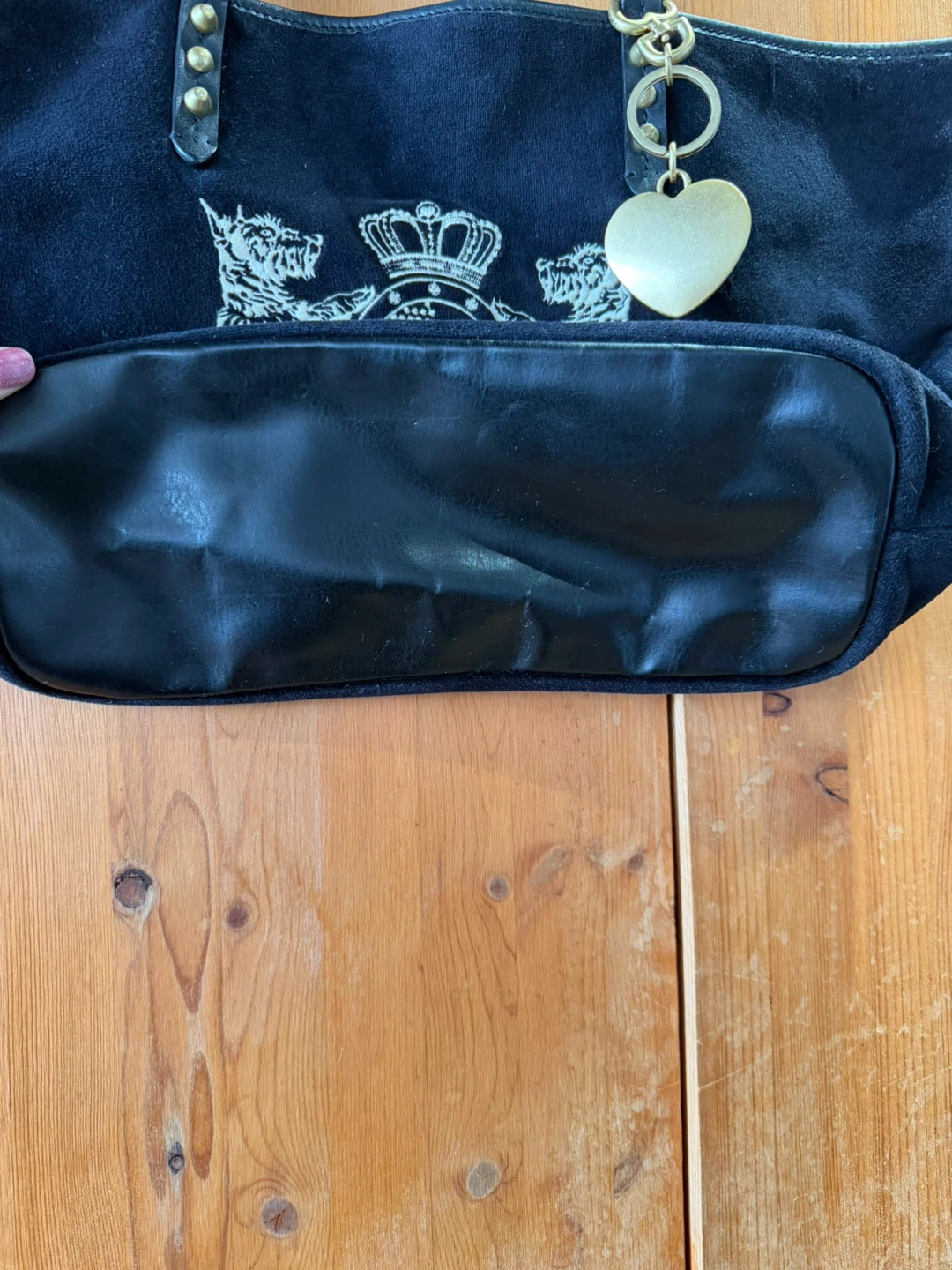 ✨ STUNNING VINTAGE JUICY COUTURE SCOTTIE DAYDREAMER TOTE ✨ - photo 4