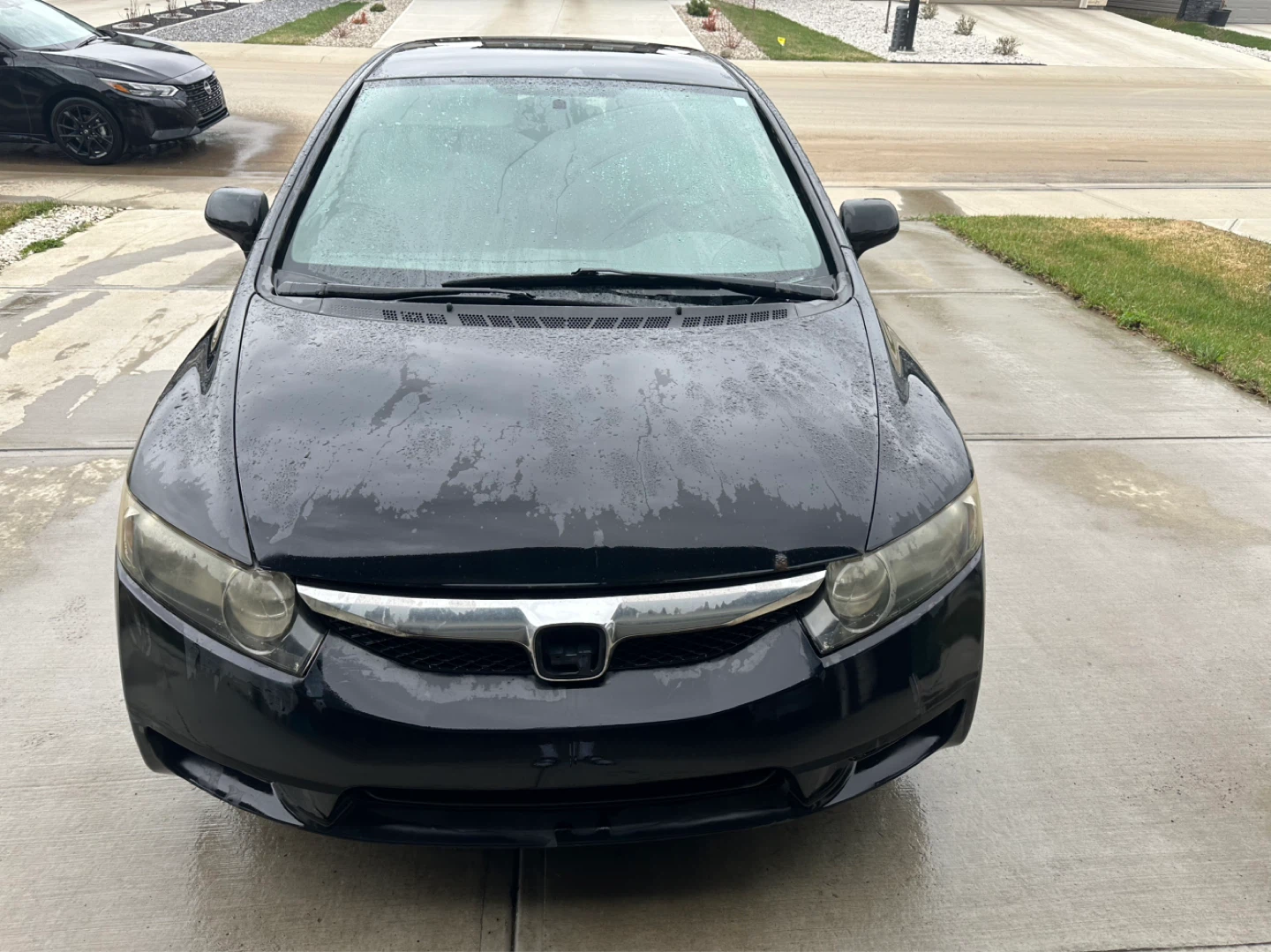 Black Honda Civic Sedan