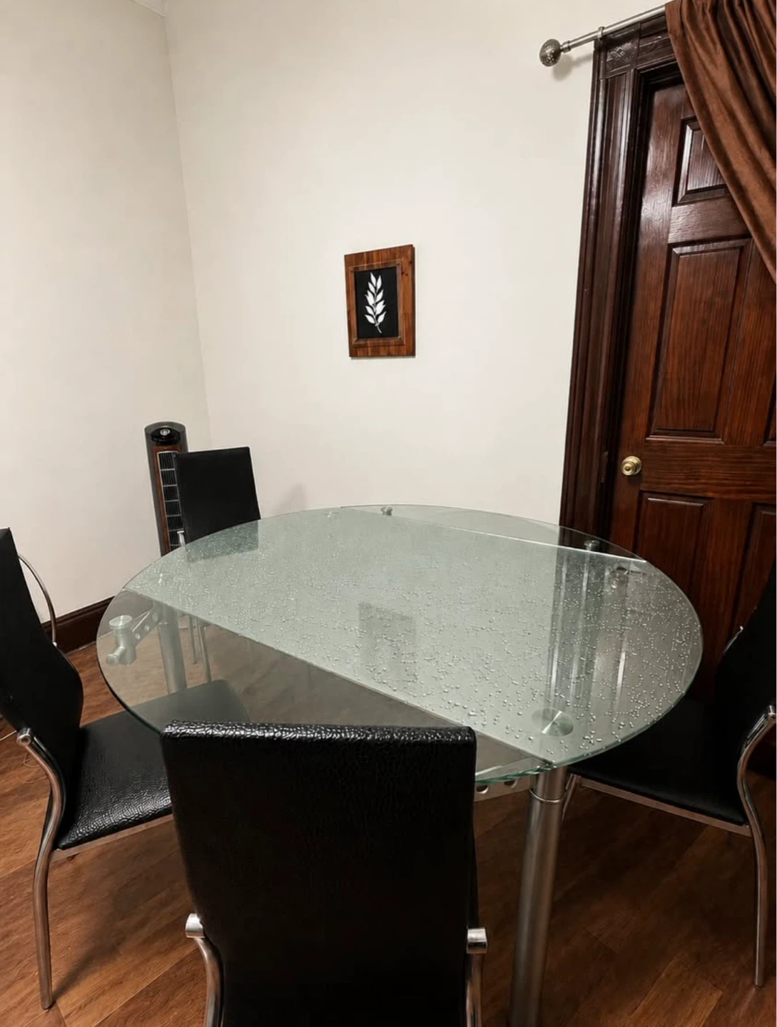 Glass Dining Table with 4 Chairs - photo 2