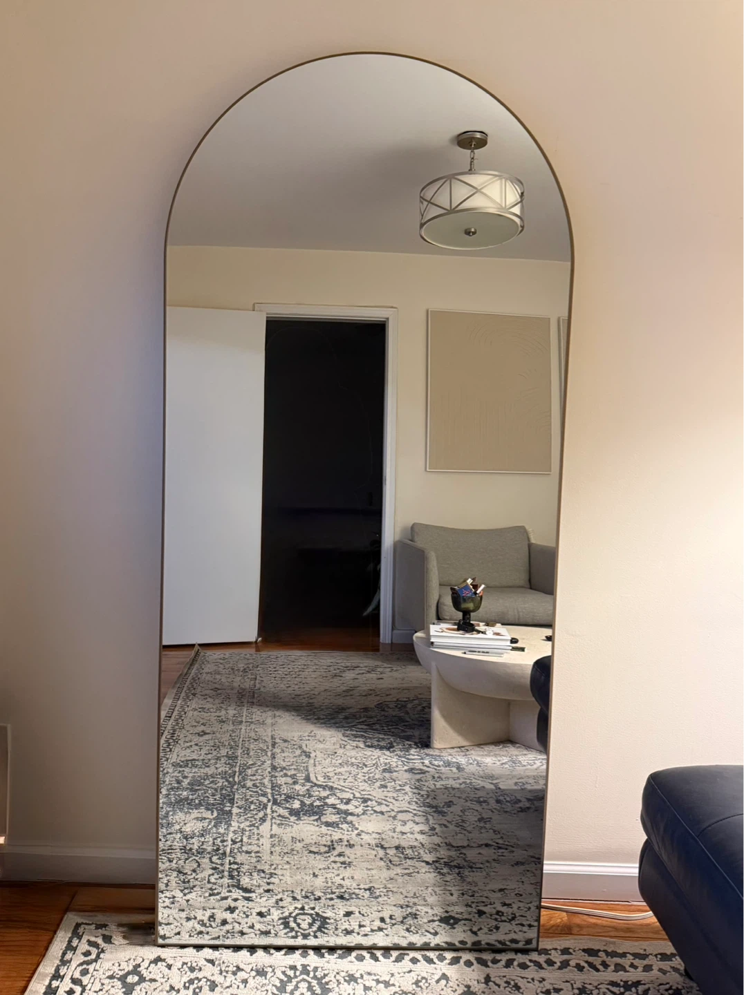 Arched Floor Mirror