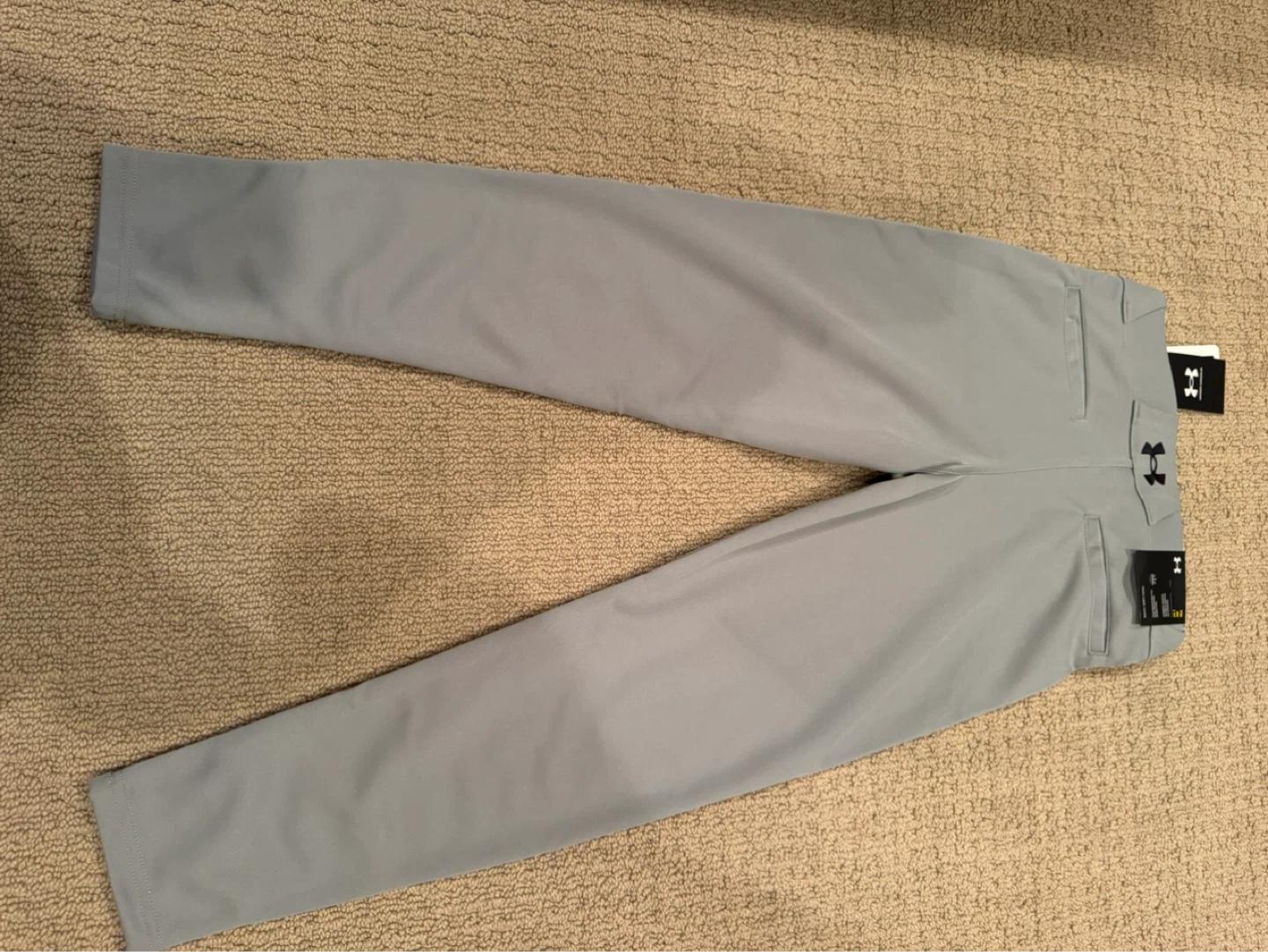 Under Armour Youth Baseball Pants - Grey - photo 2