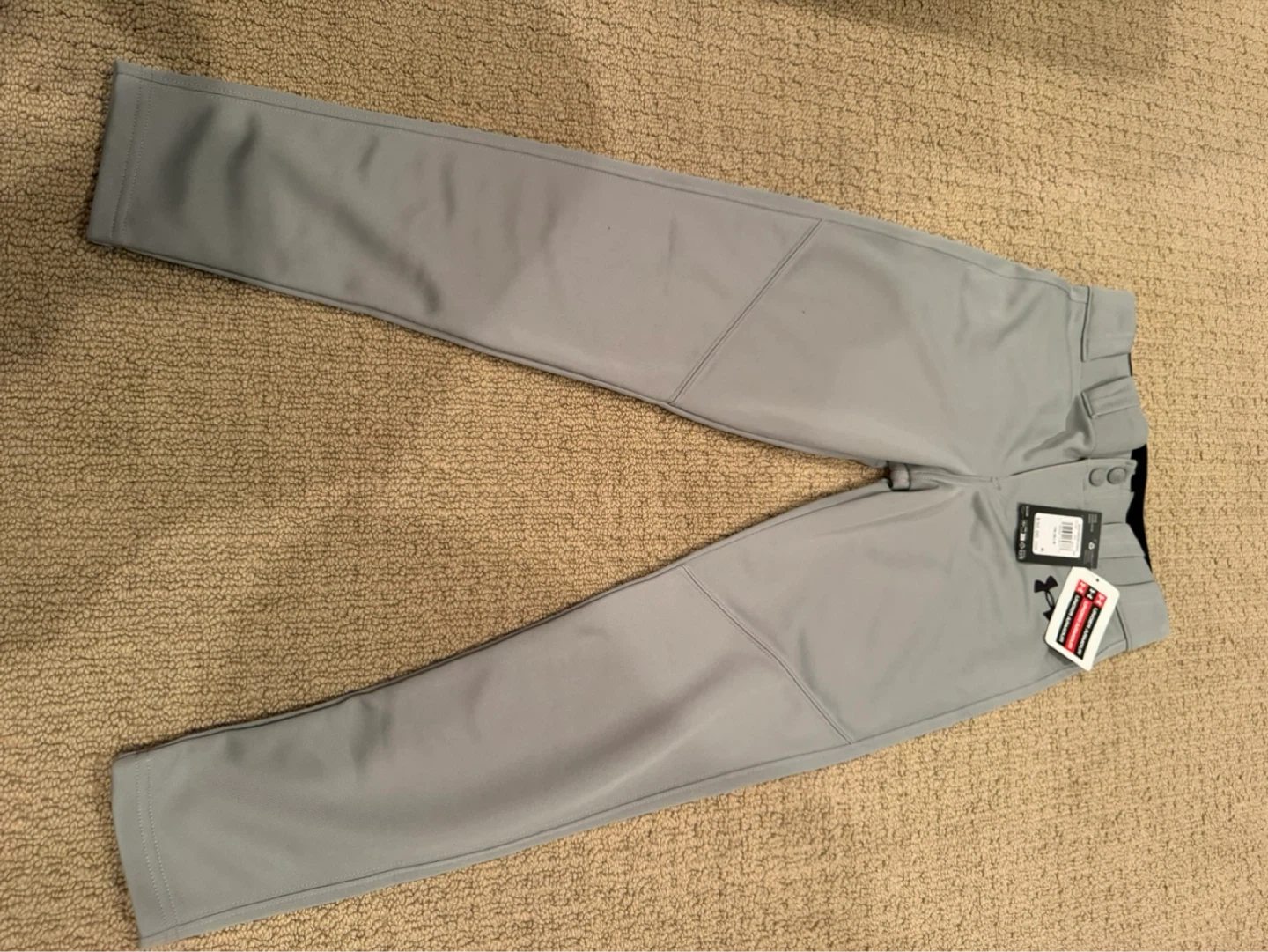 Under Armour Youth Baseball Pants - Grey