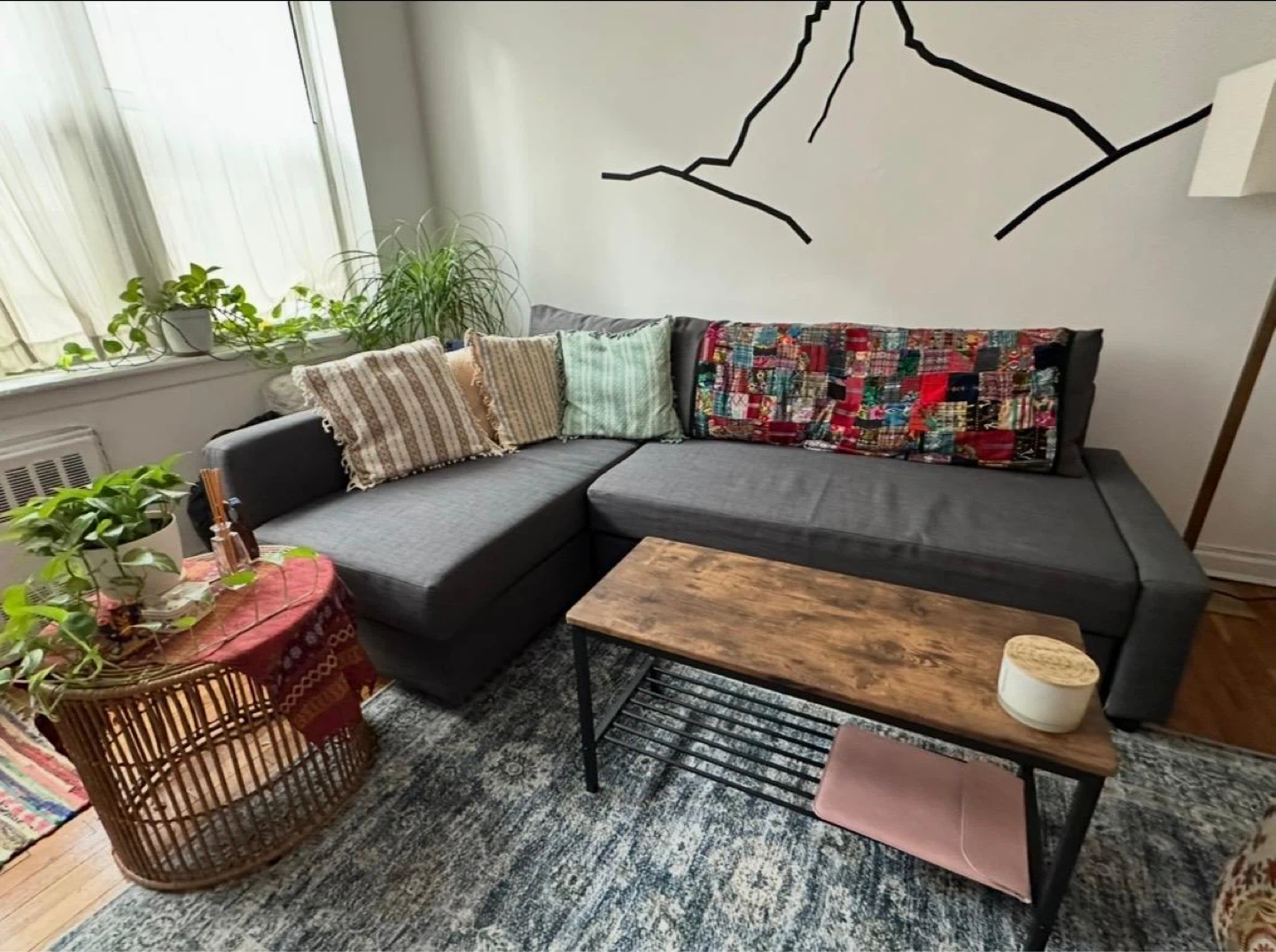 Dark Gray Sectional Sofa - photo 2