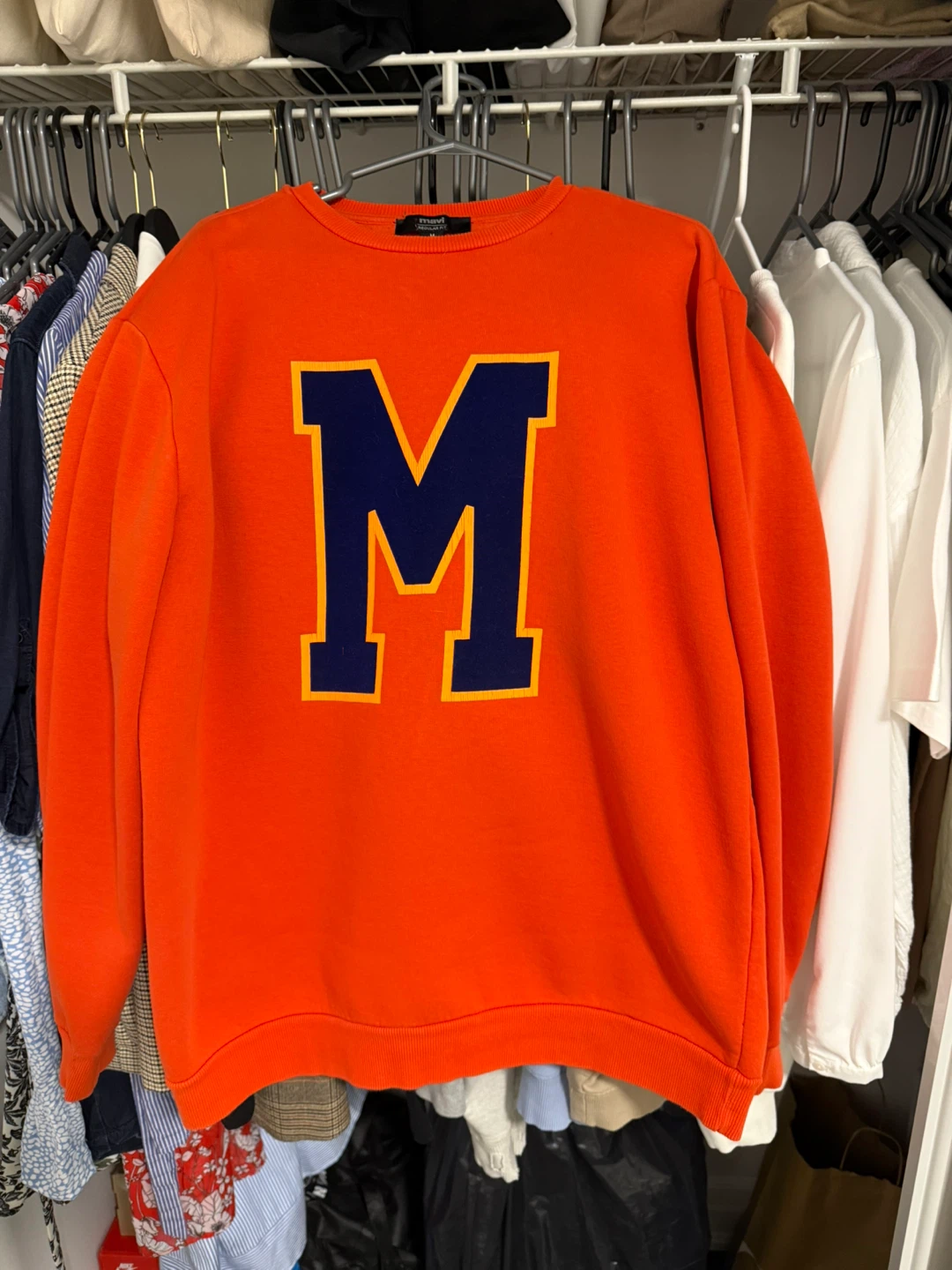 Orange Sweatshirt
