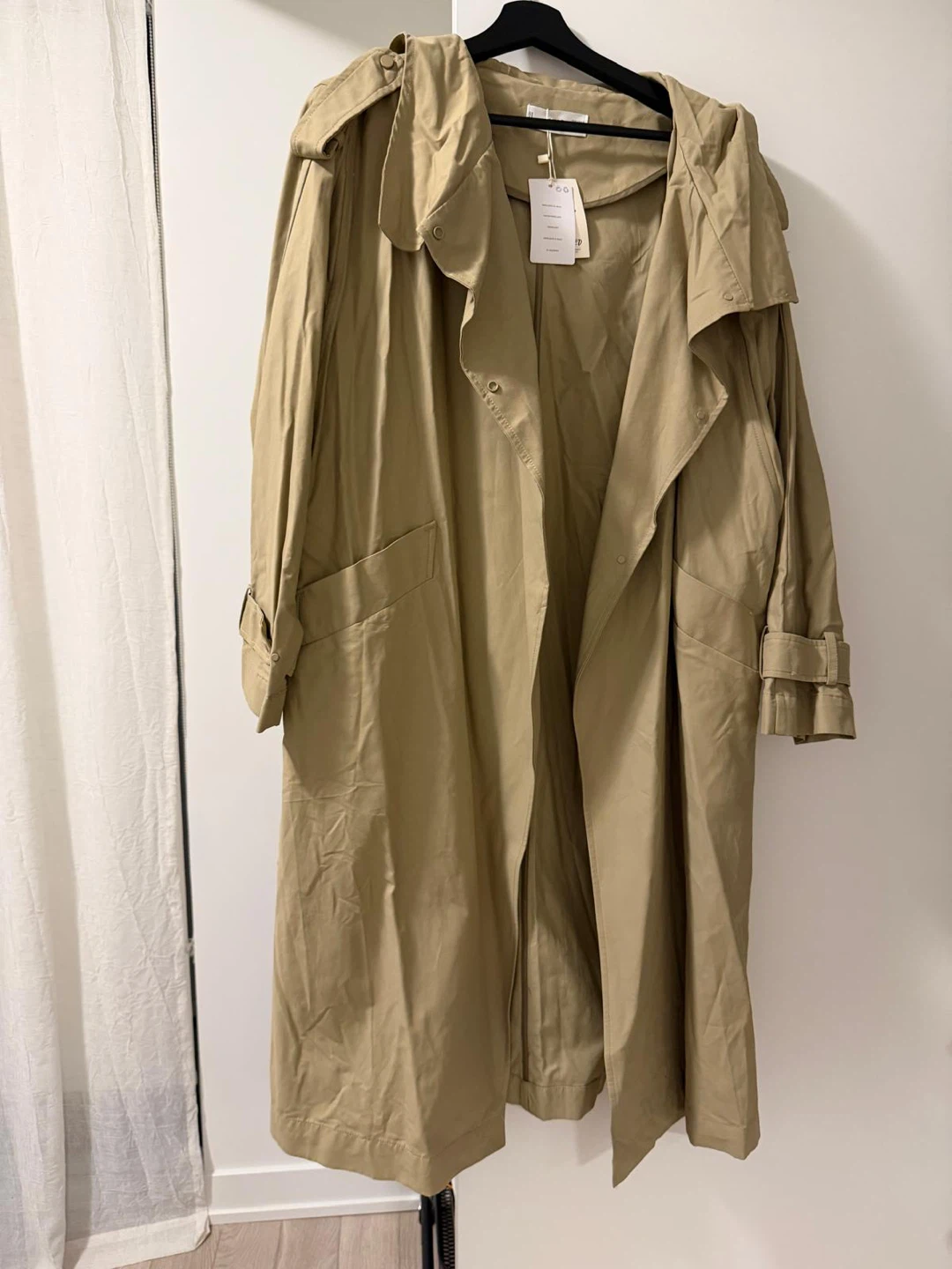 MNG Beige Trench Coat Size S fits and Medium - photo 4
