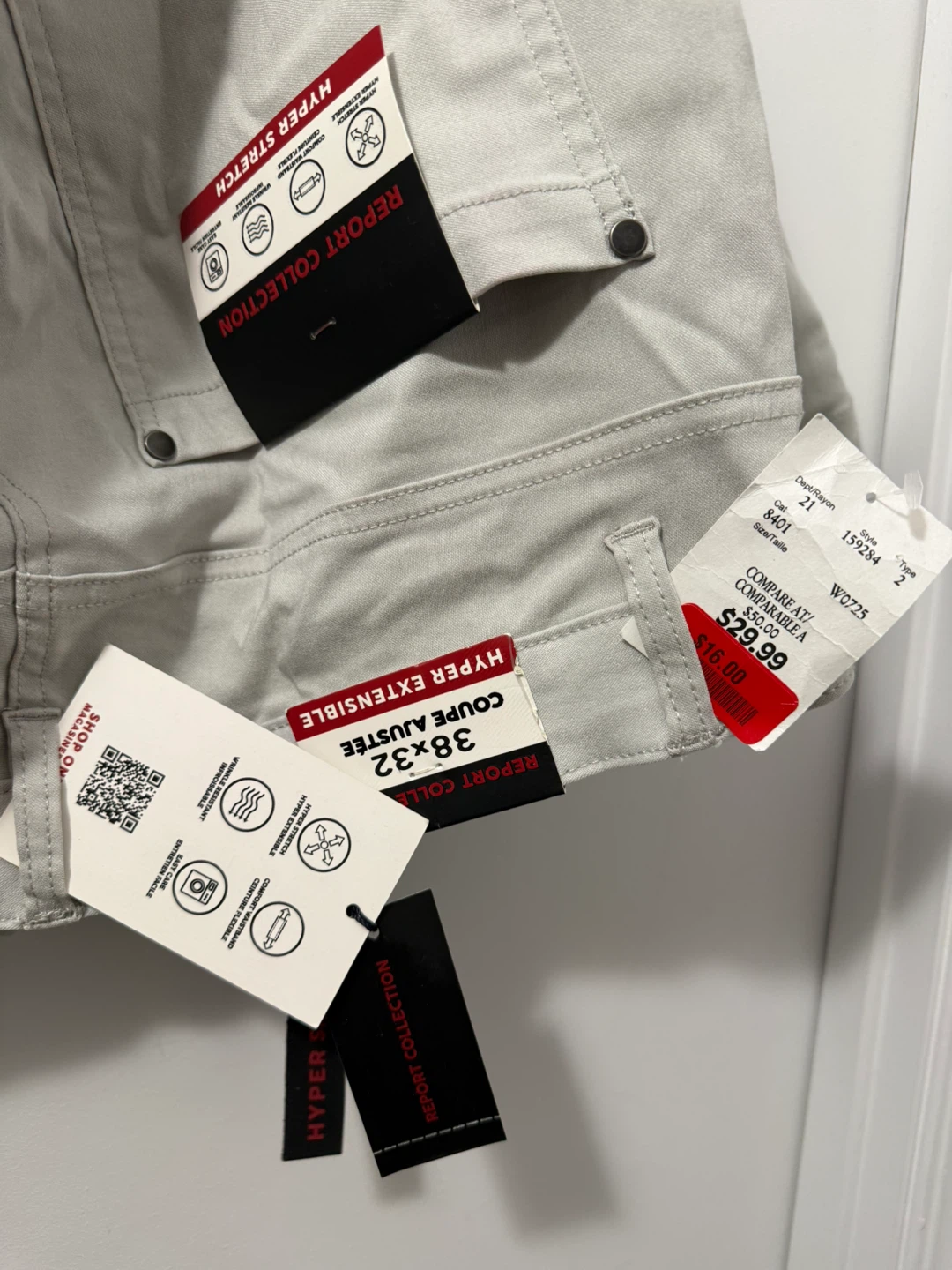 Report Collection Hyper Stretch Pants 38x32