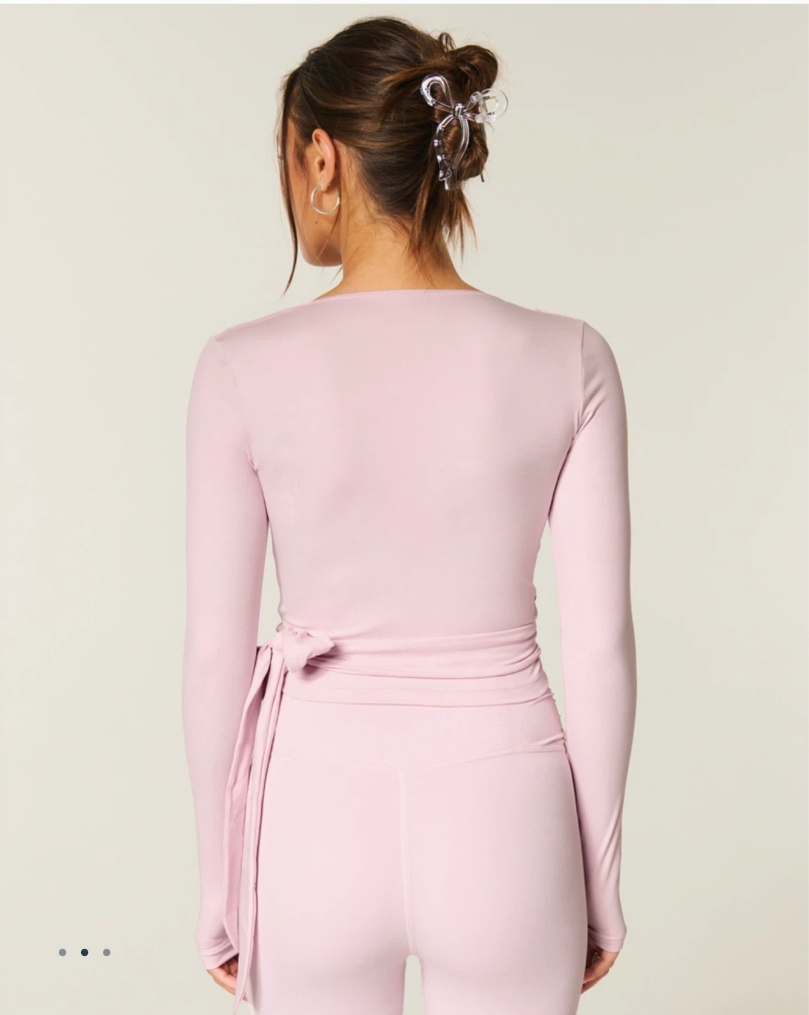 Hollister (M) Long Sleeve Wrap Top - photo 4