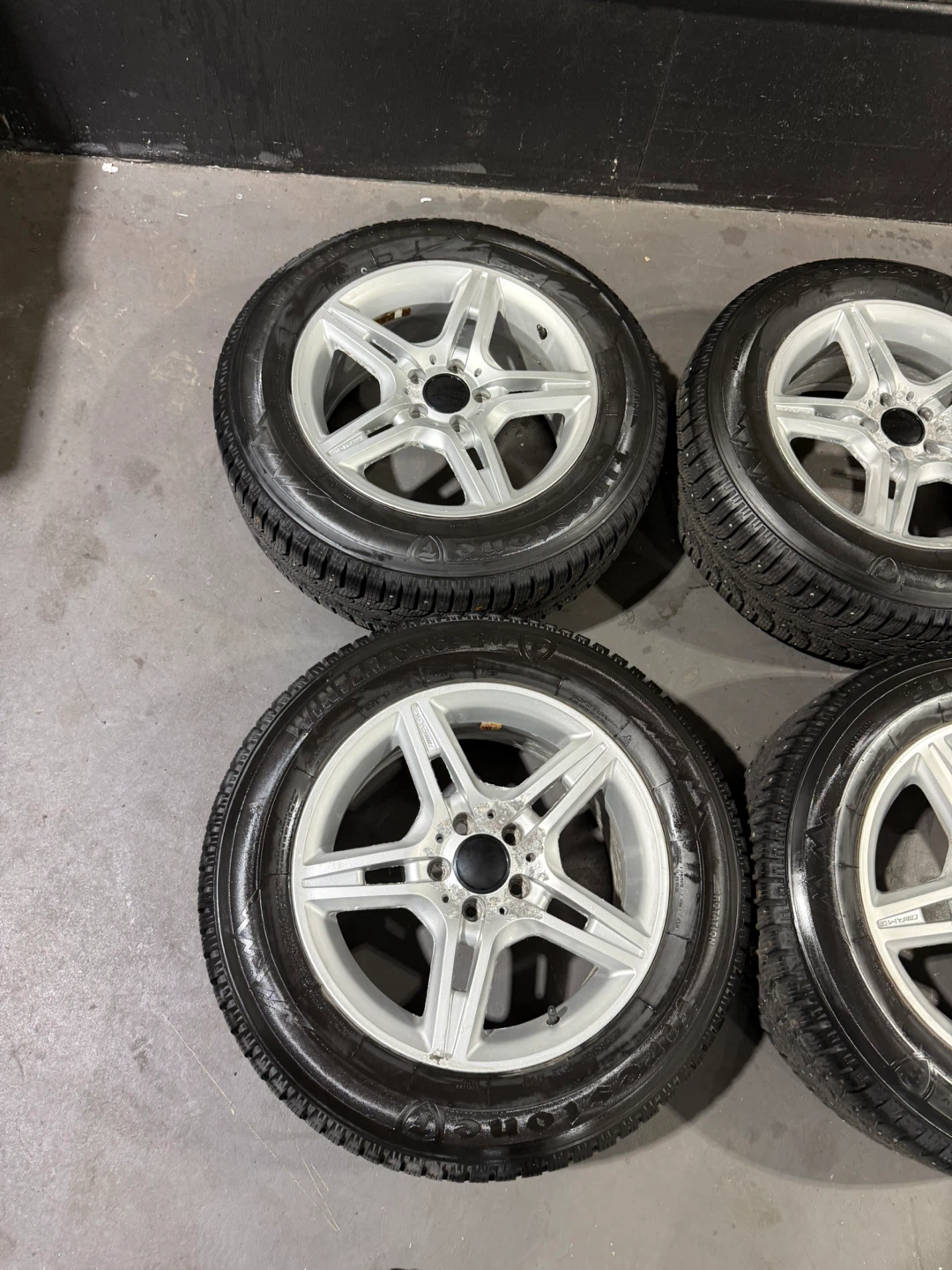 Mercedes 17” Winter Tire & Rim Package – 235/60R17 – 5x112 - photo 2