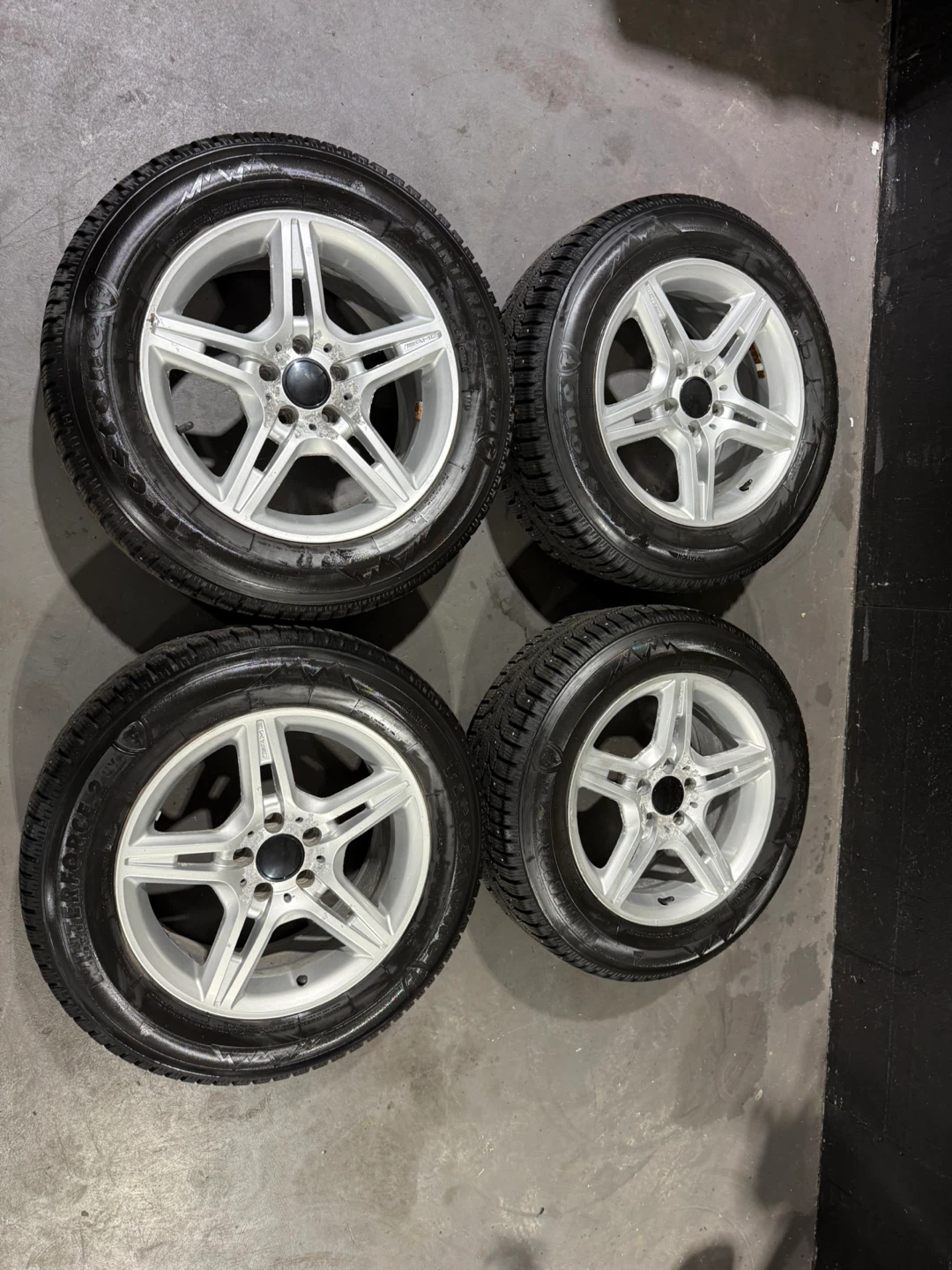 Mercedes 17” Winter Tire & Rim Package – 235/60R17 – 5x112
