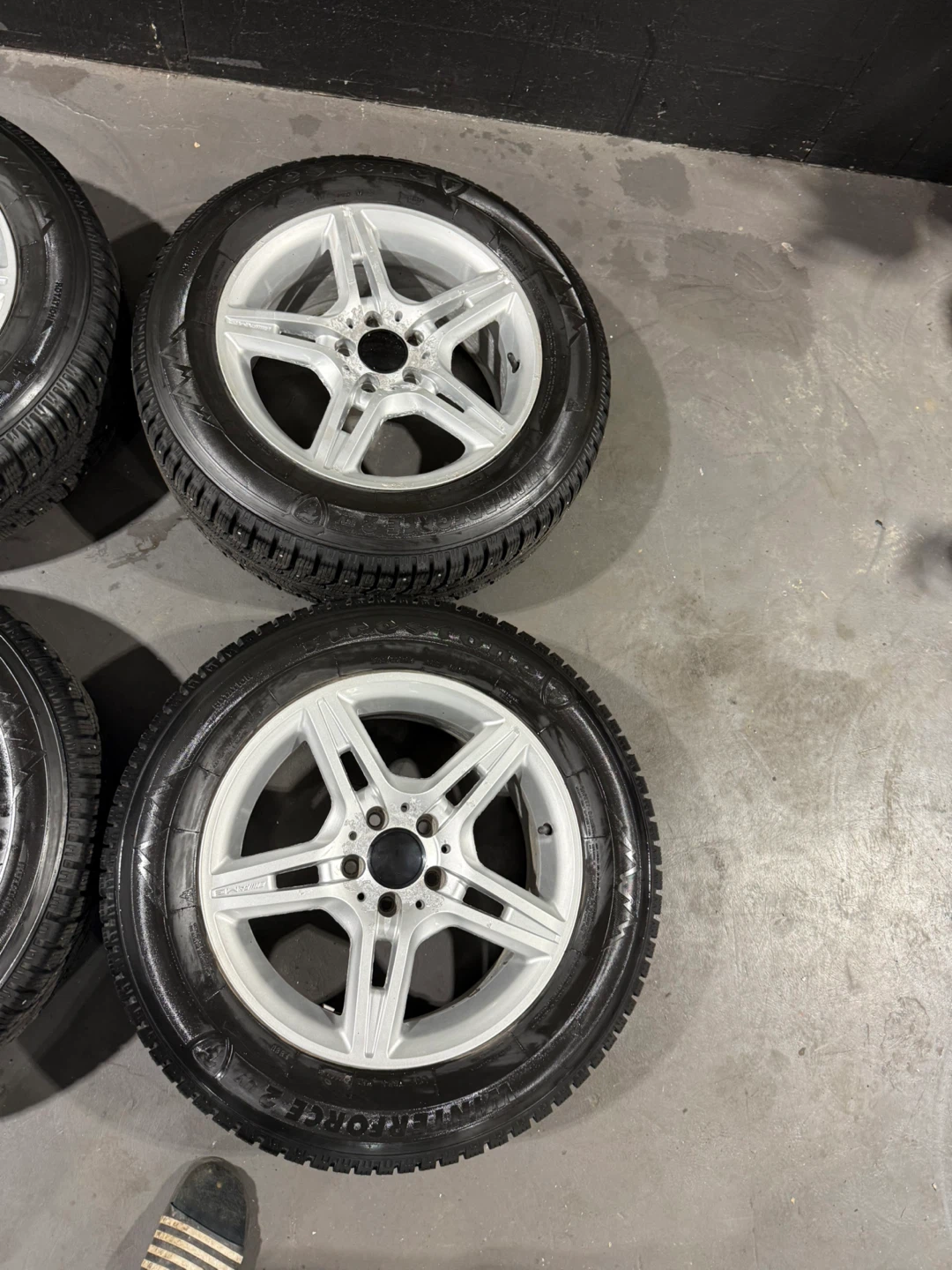 Mercedes 17” Winter Tire & Rim Package – 235/60R17 – 5x112 - photo 3