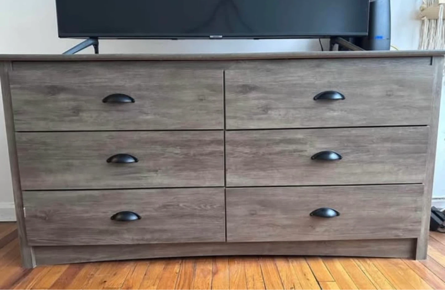 6-Drawer Dresser - Rustic Brown - photo 3