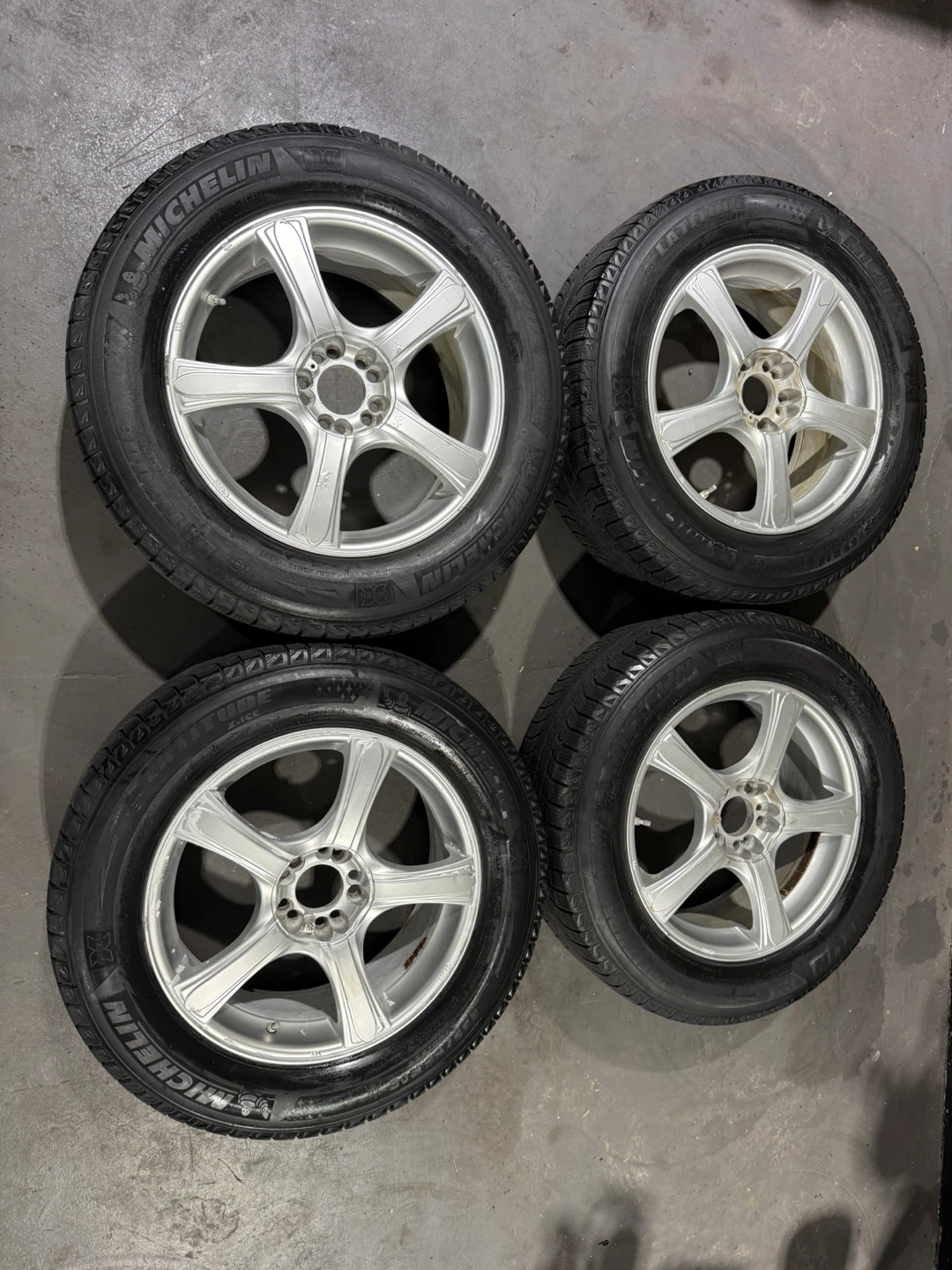 235/65R18 Michelin Winter Tire & Rim Package – 5x114.3