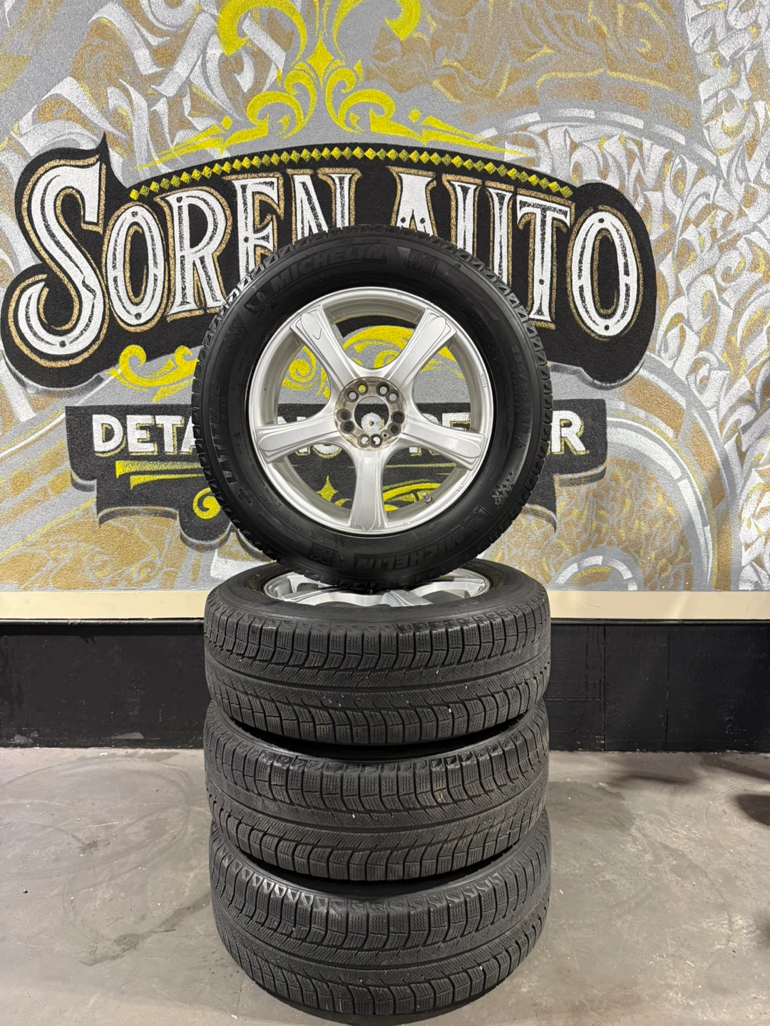 235/65R18 Michelin Winter Tire & Rim Package – 5x114.3 - photo 4
