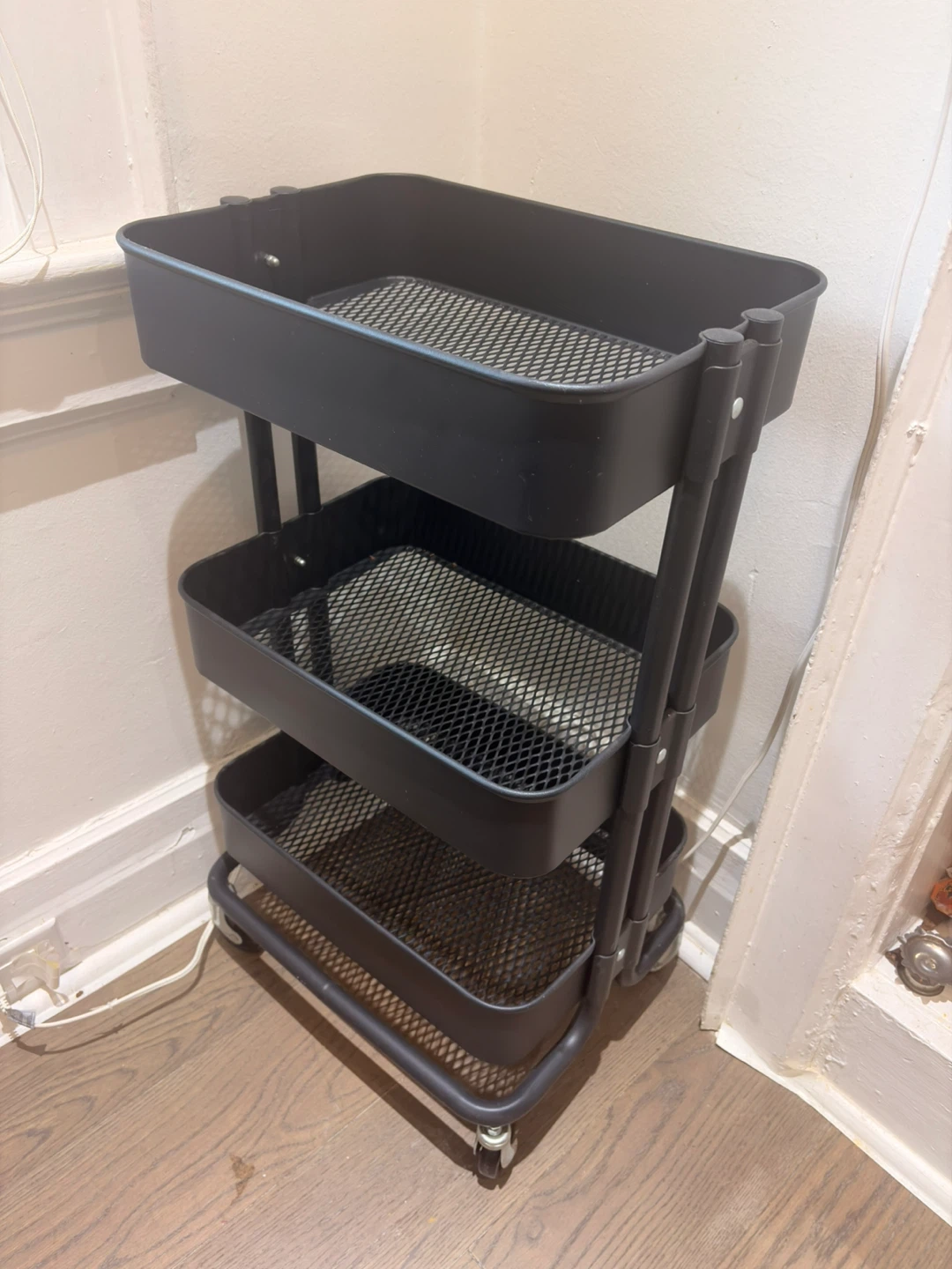 Ikea rolling utility cart black - photo 3