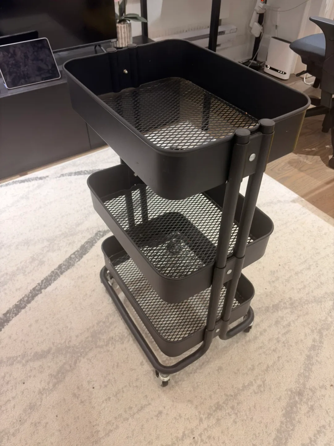 Ikea rolling utility cart black - photo 2