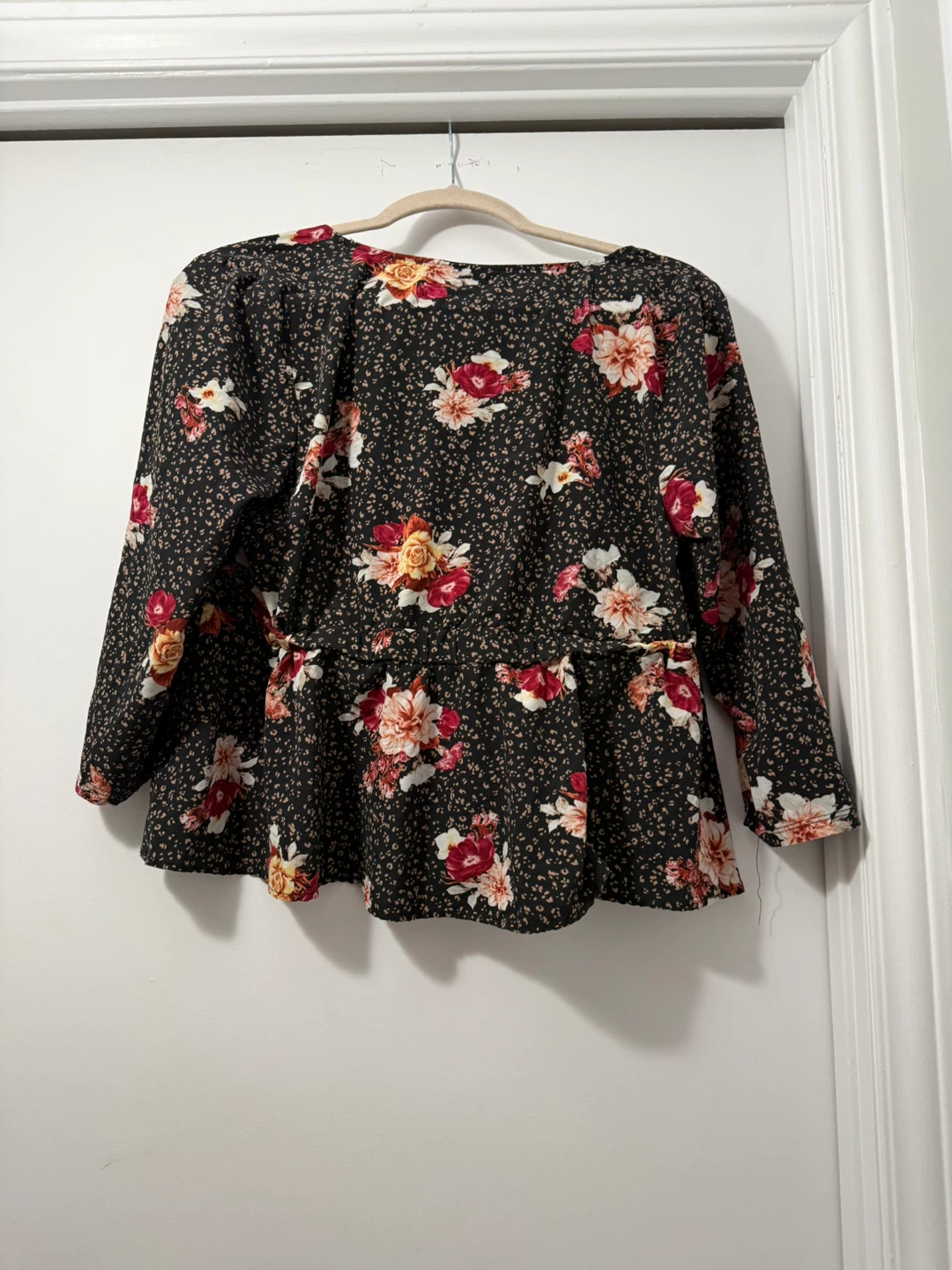 Floral Peplum Blouse - photo 2