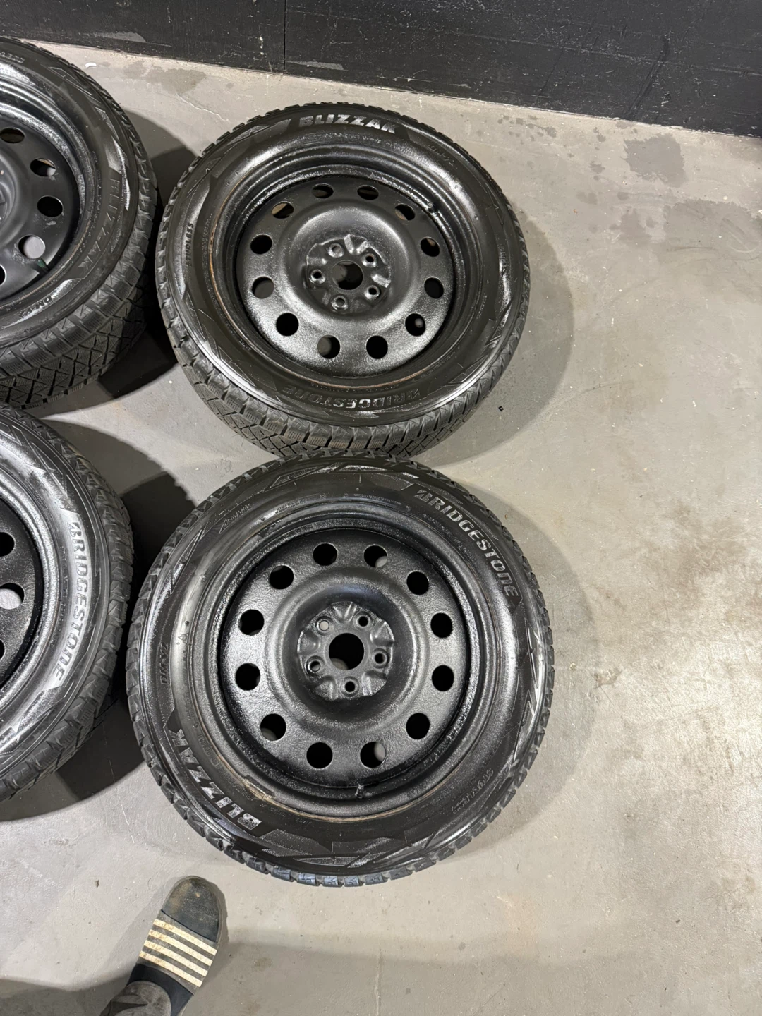 235/55R18  Winter Tires on Steel Rims – 5x114.3 – DOT 2019 - photo 3