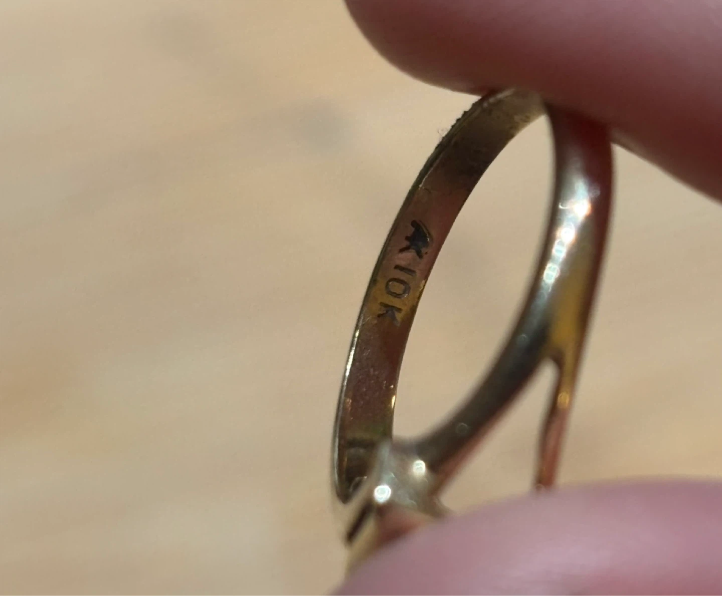 Vintage 10k gold ring - photo 4