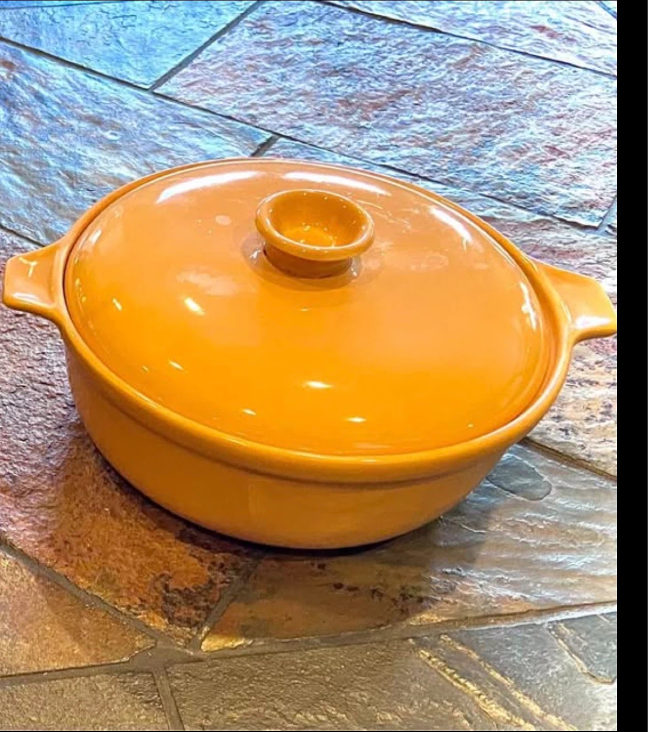 Vintage 1970’s Casserole Dutch Oven Dish with Lid