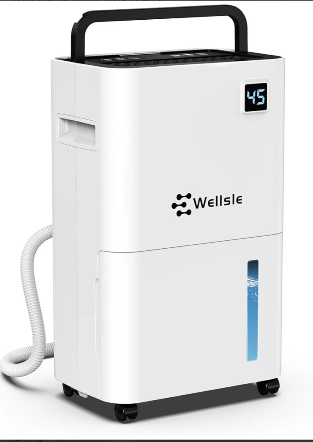 Wellsle Dehumidifier with Continuous Drain Hose