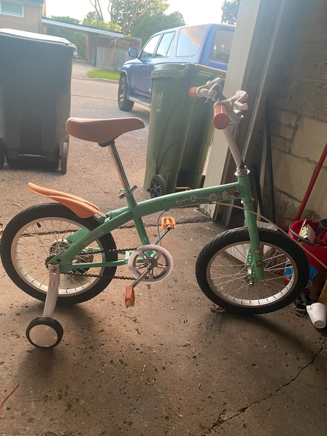 GO PLUS Kids Bike with Training Wheels