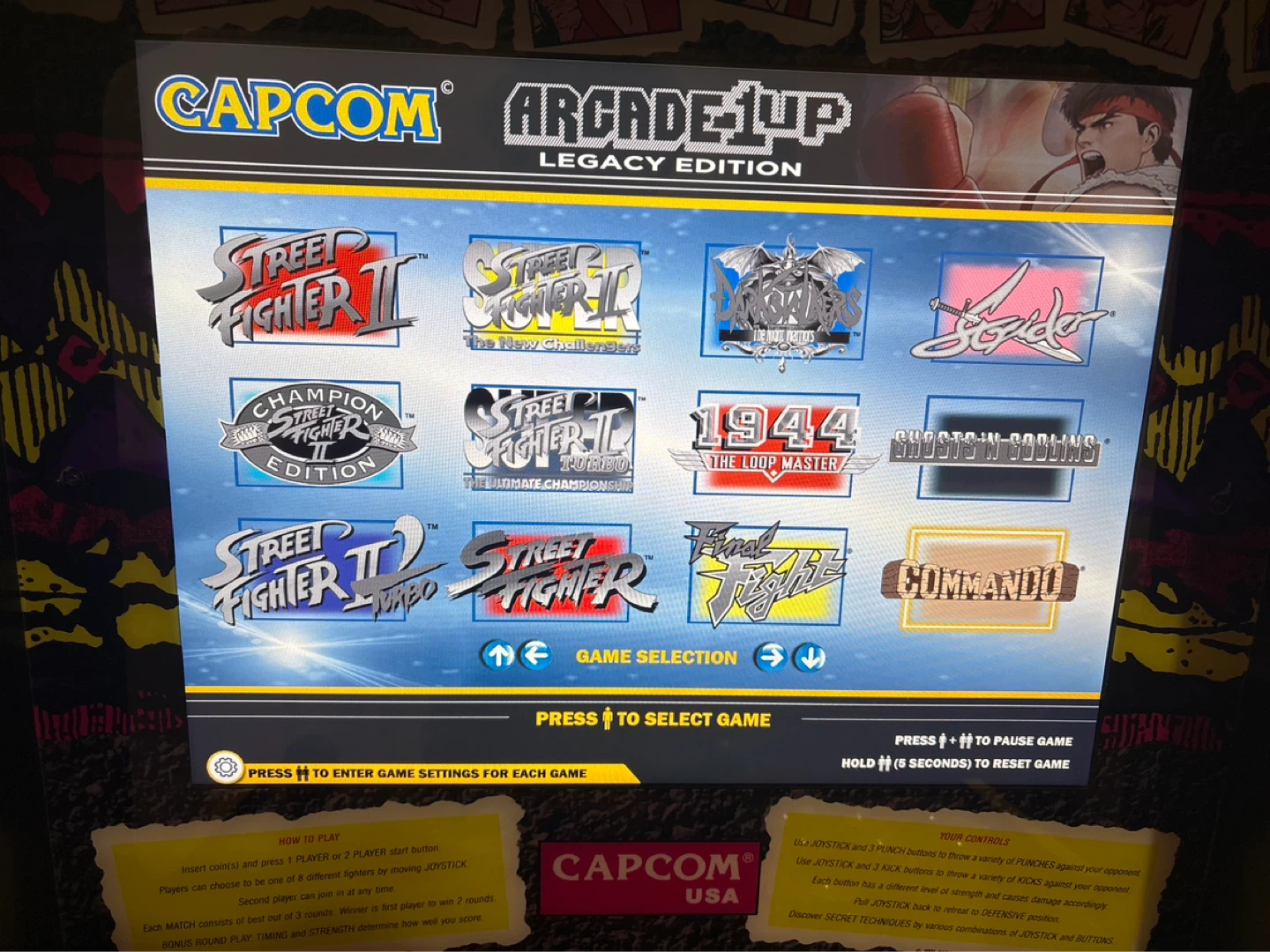 Arcade1Up Street Fighter II Legacy Edition Arcade Cabinet - photo 3