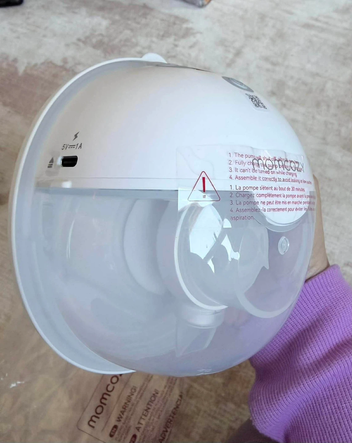 Momcozy  M5 Smart Wearable Breast Pump - photo 2