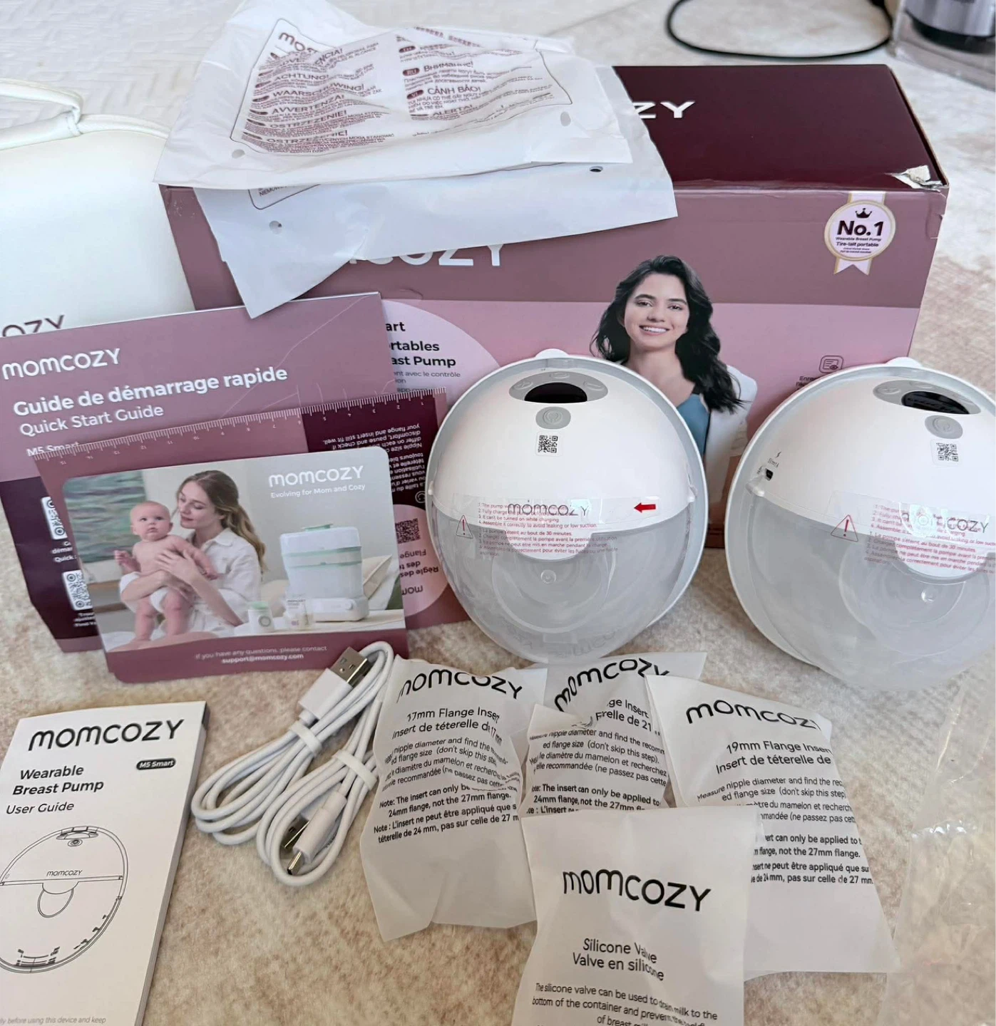 Momcozy  M5 Smart Wearable Breast Pump