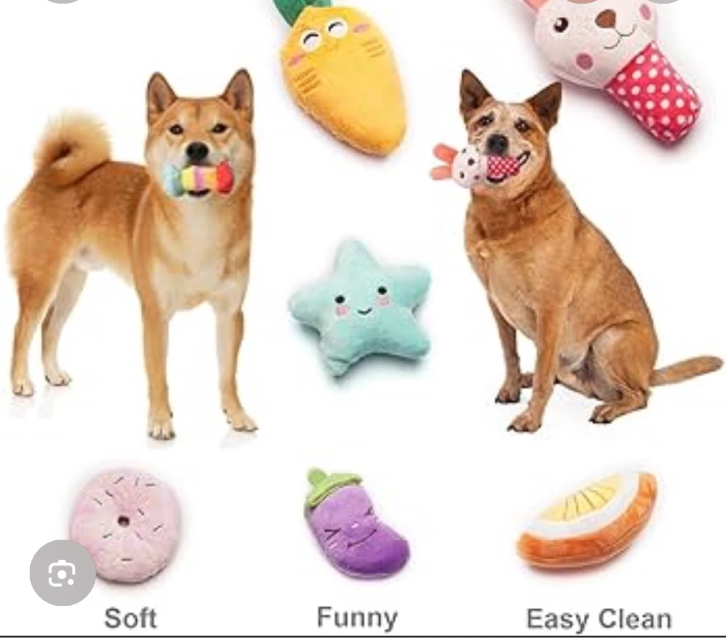 Toozy Dog Toys - Donut Plush Set