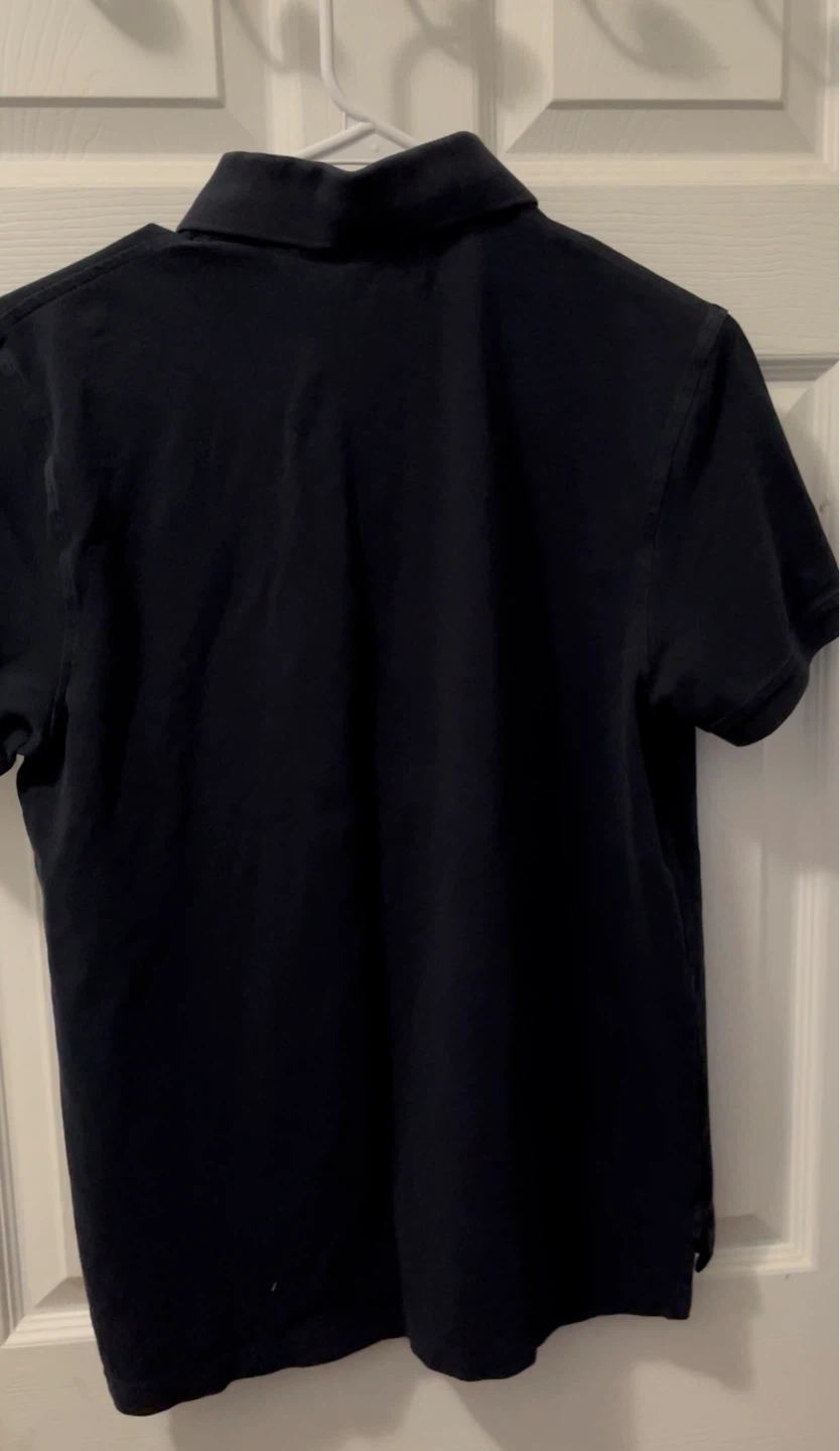 Tommy Hilfiger Navy Blue Short Sleeve Polo Shirt - photo 5