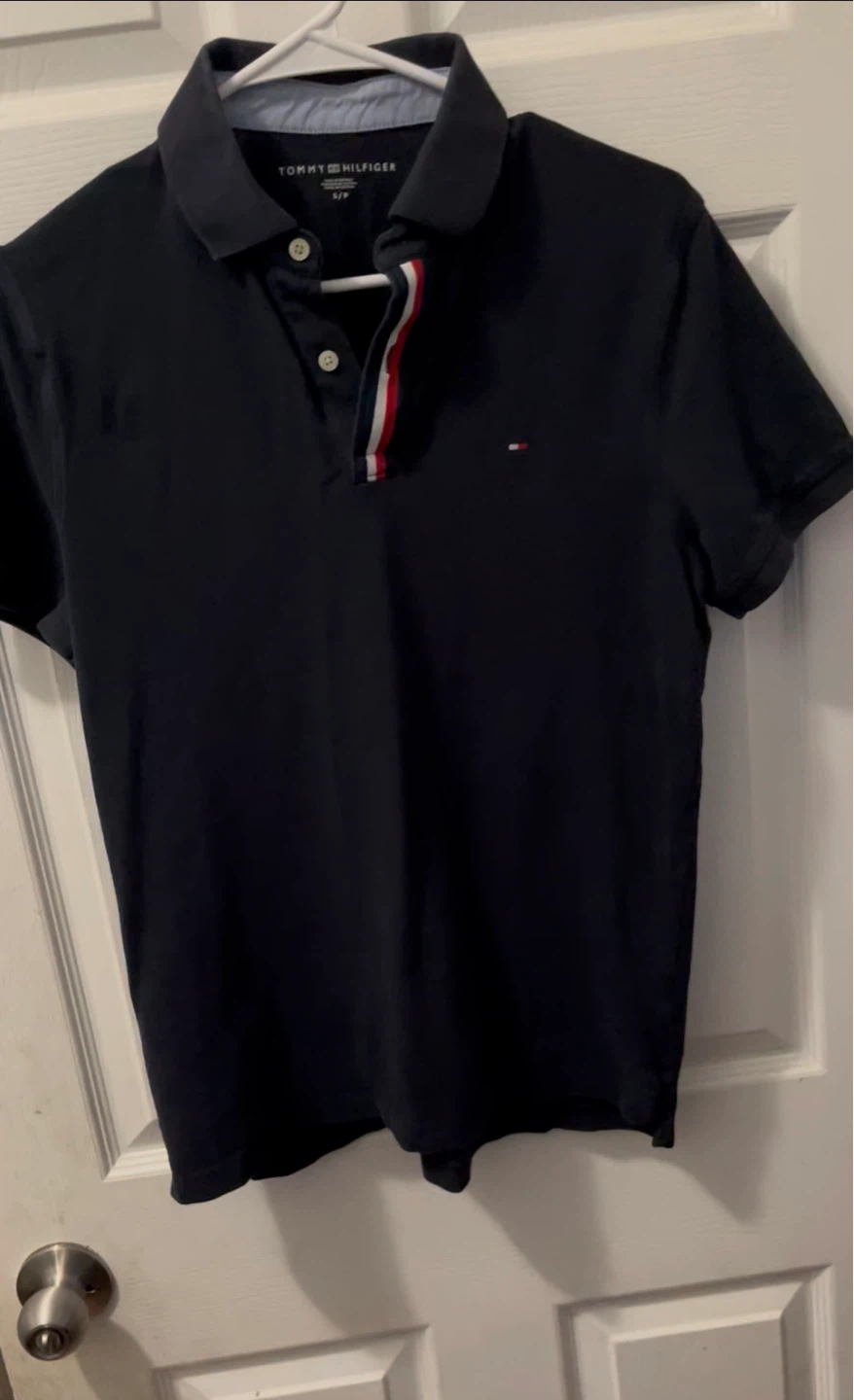 Tommy Hilfiger Navy Blue Short Sleeve Polo Shirt - photo 4
