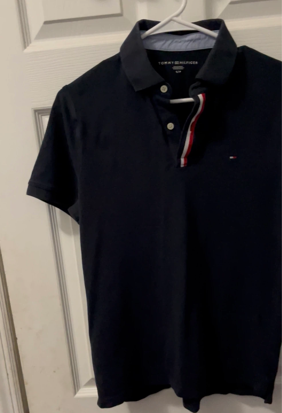 Tommy Hilfiger Navy Blue Short Sleeve Polo Shirt - photo 3