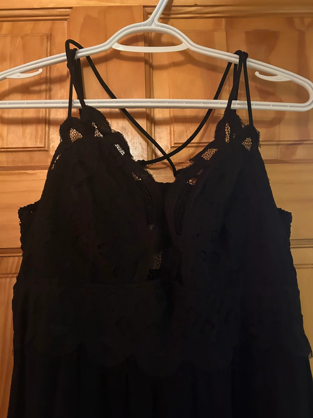 Black Lace Cami Dress - photo 2