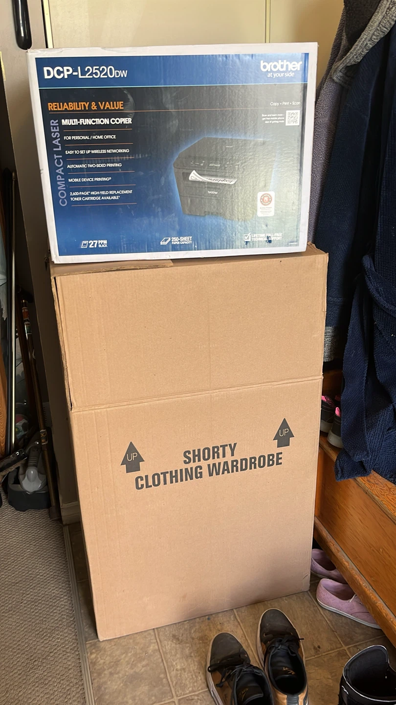 Shorty Clothing Wardrobe Moving Boxes - photo 3