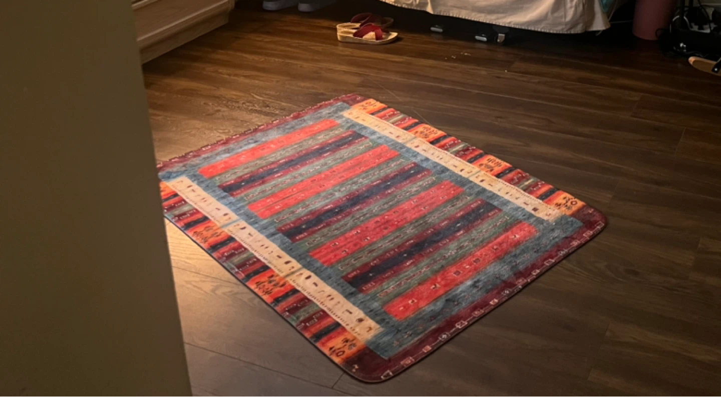 Area Rug with Striped Pattern
