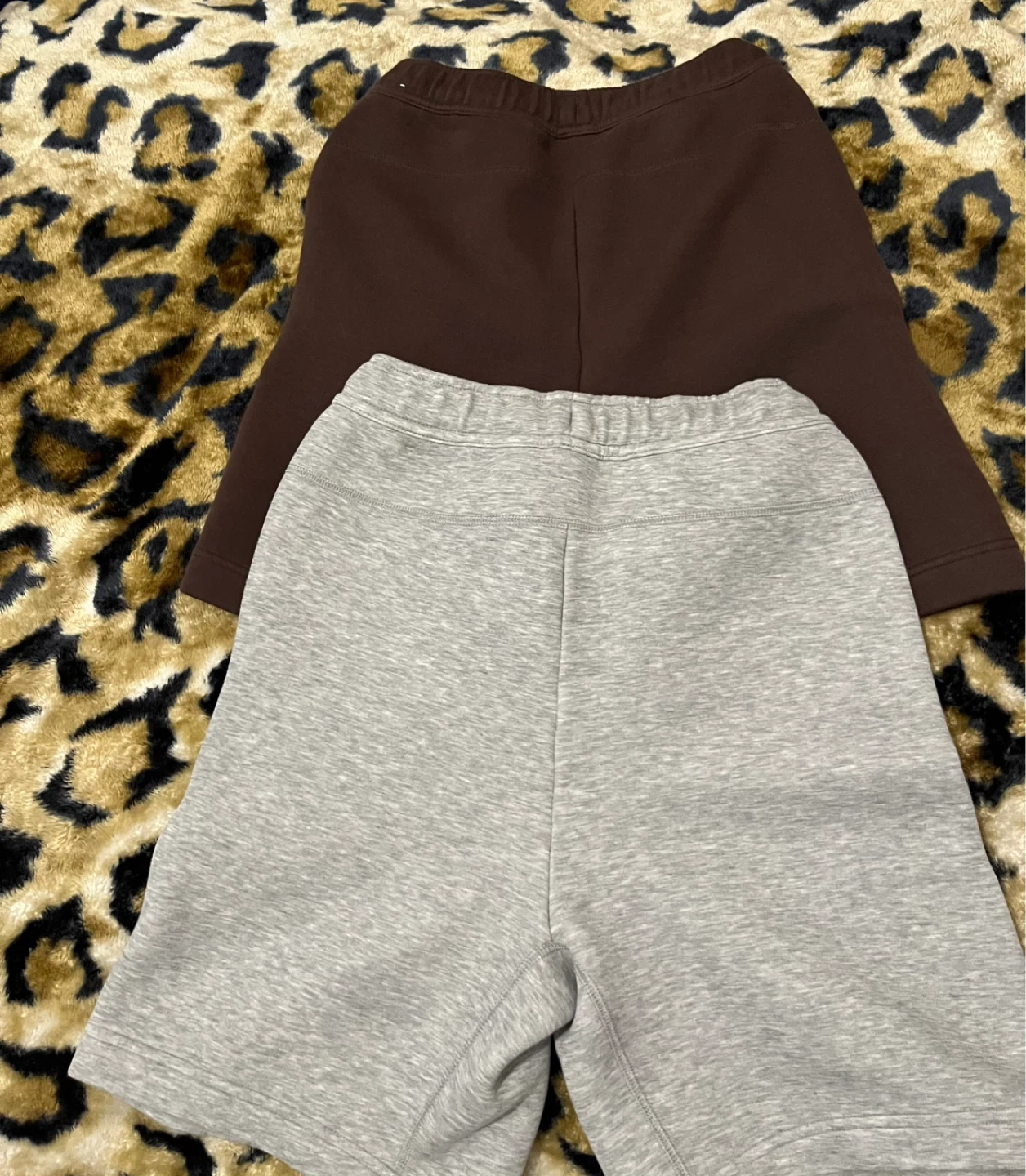 Nike Tech Fleece Shorts - Brown & Grey - photo 3