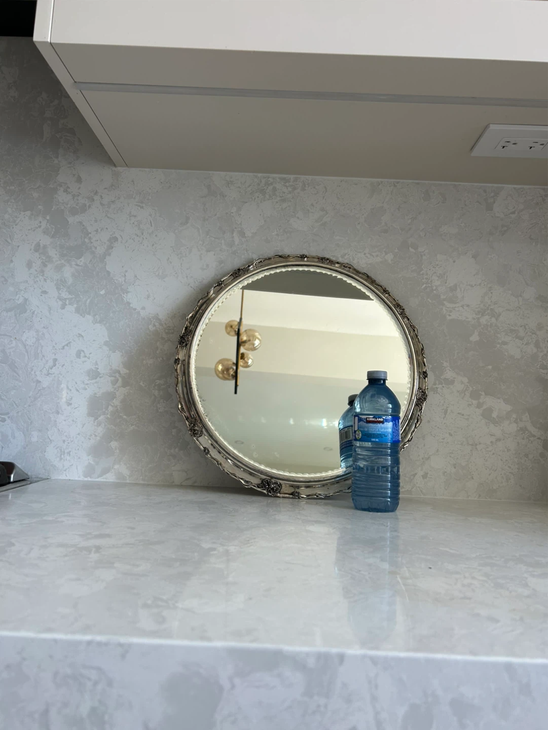Ornate Silver plate runner Mirror - photo 2