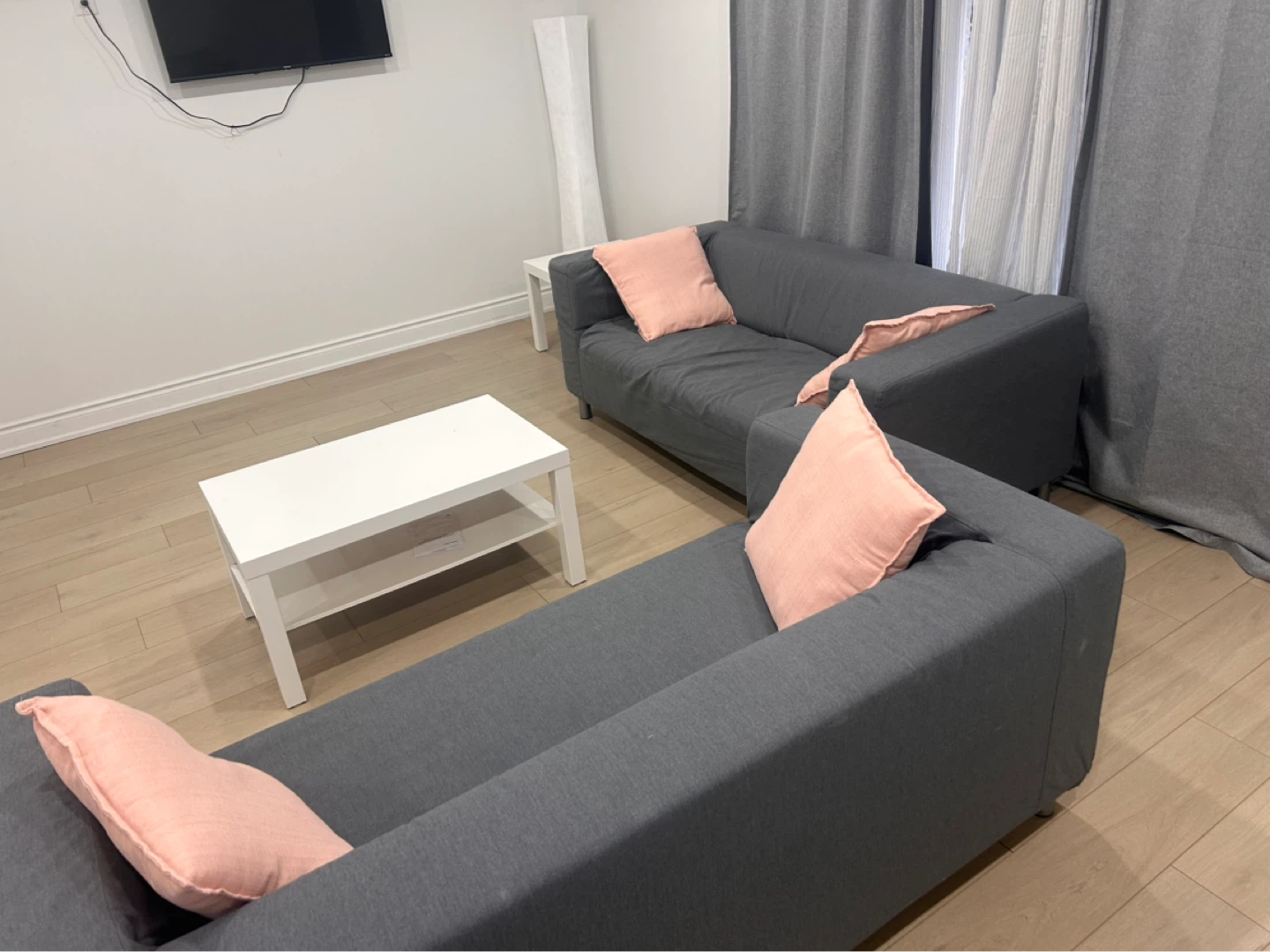 IKEA Klippan Loveseat Sofa - Dark Grey - photo 2