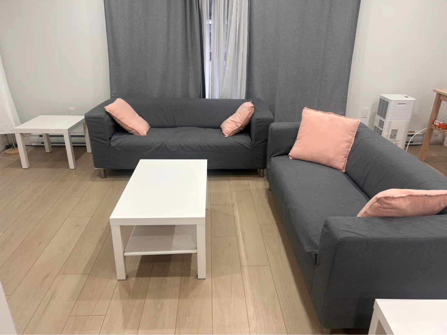 IKEA Klippan Loveseat Sofa - Dark Grey - photo 4