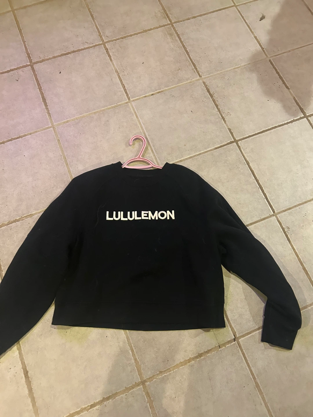 Lululemon Black Crewneck Sweatshirt